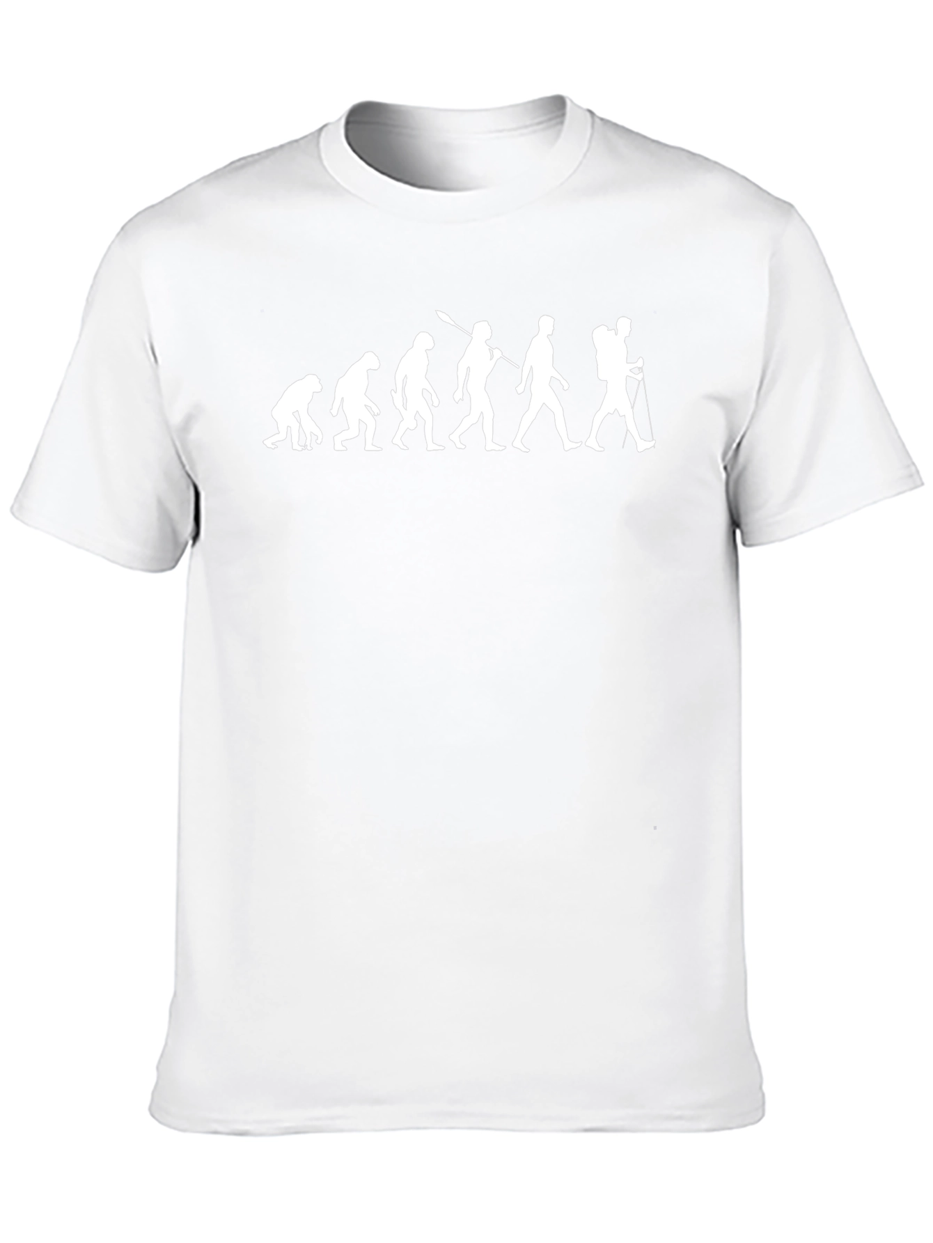 Evolution of Hiker Graphic T-Shirt