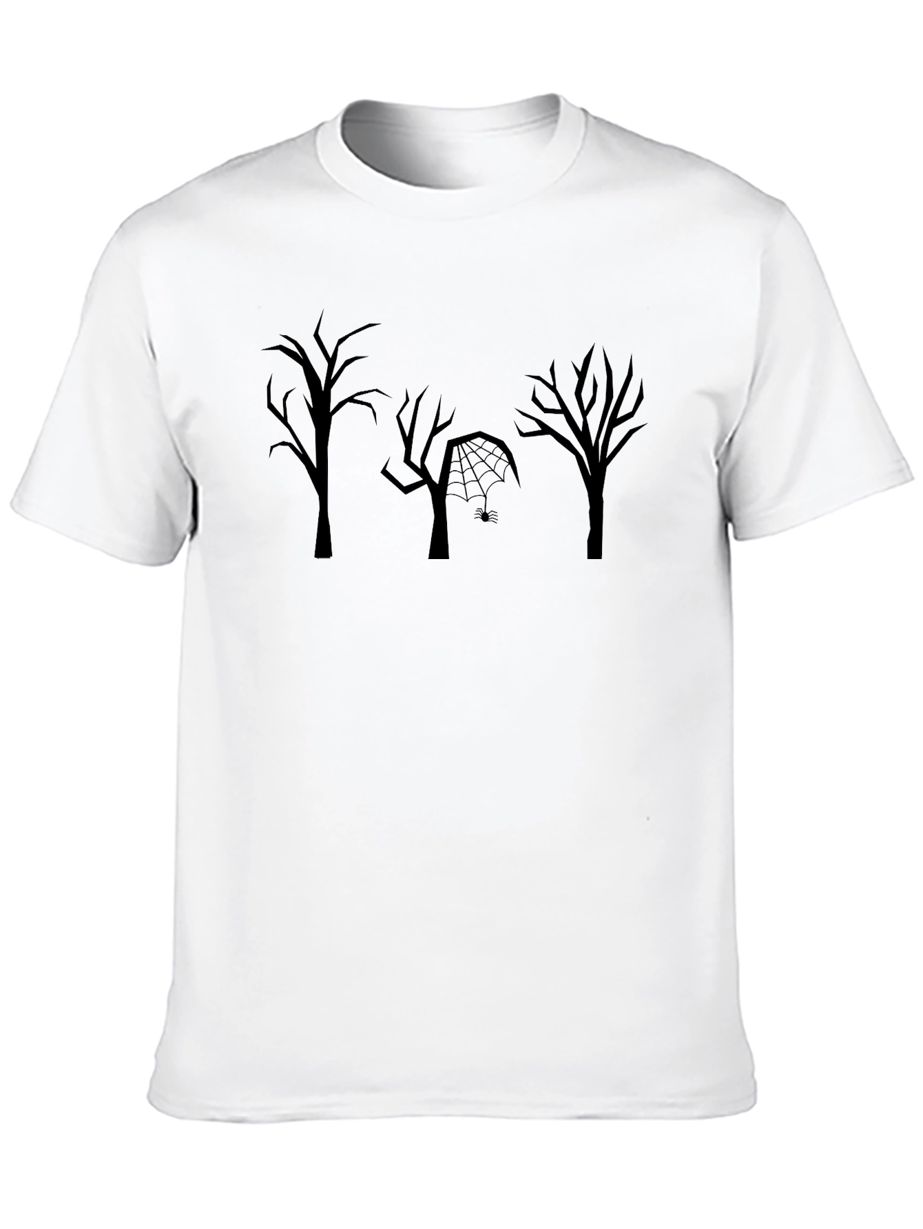 Spooky Trees Black T-Shirt
