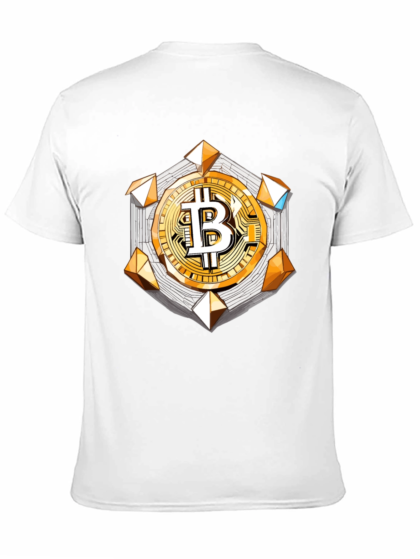 Bitcoin Crypto T-Shirt Black Short Sleeve