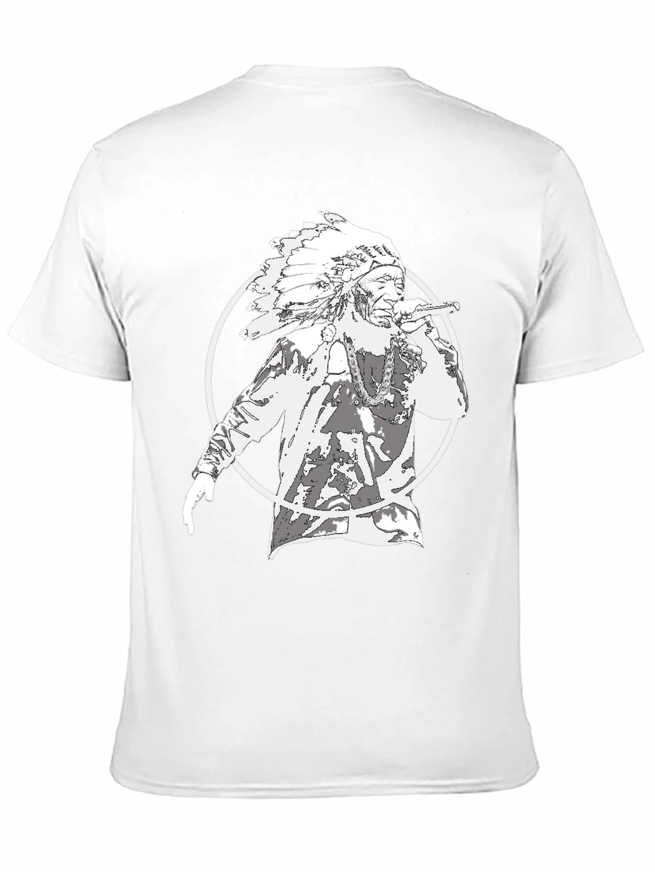 Native American Rapper Graphic Tee