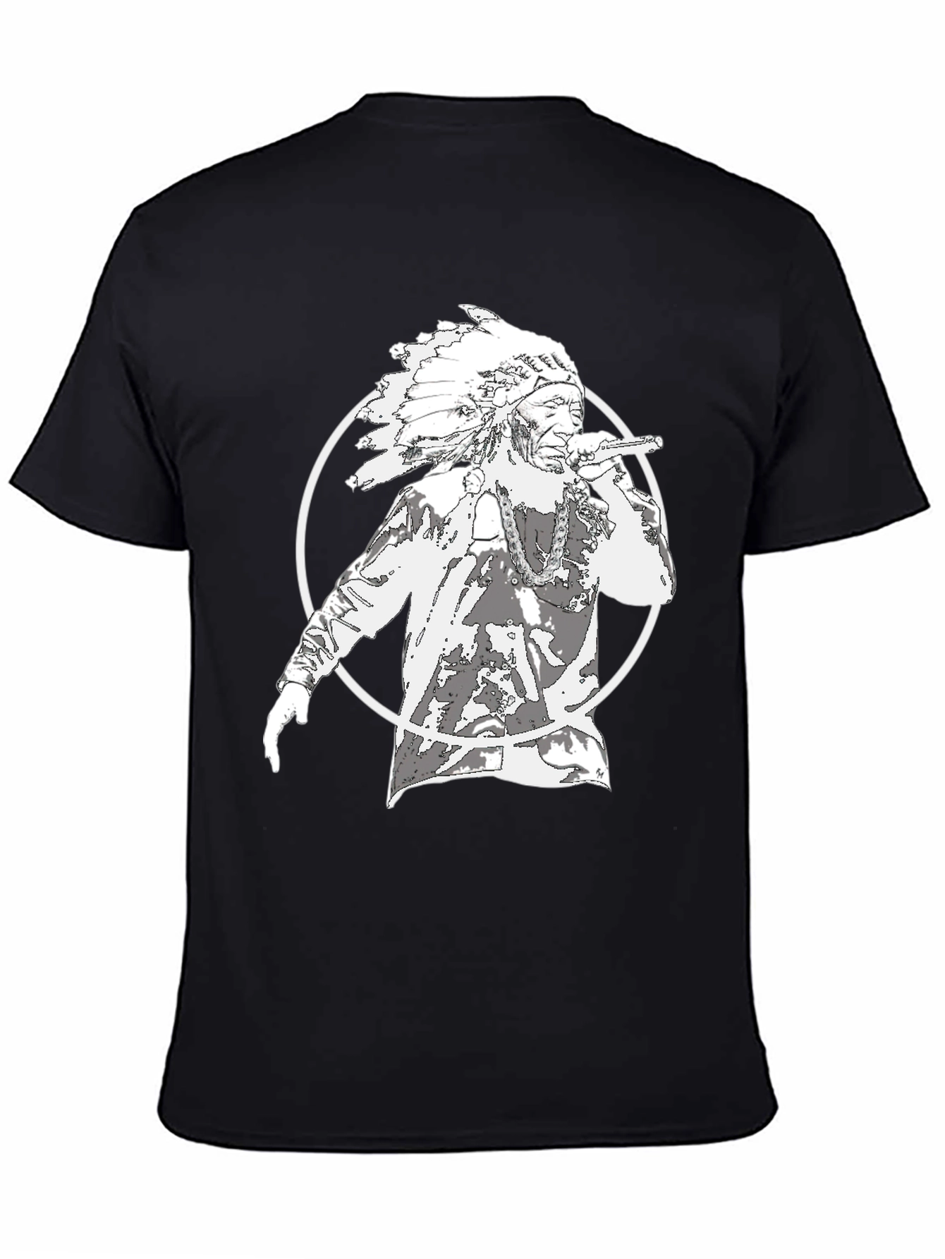 Native American Rapper Graphic Tee