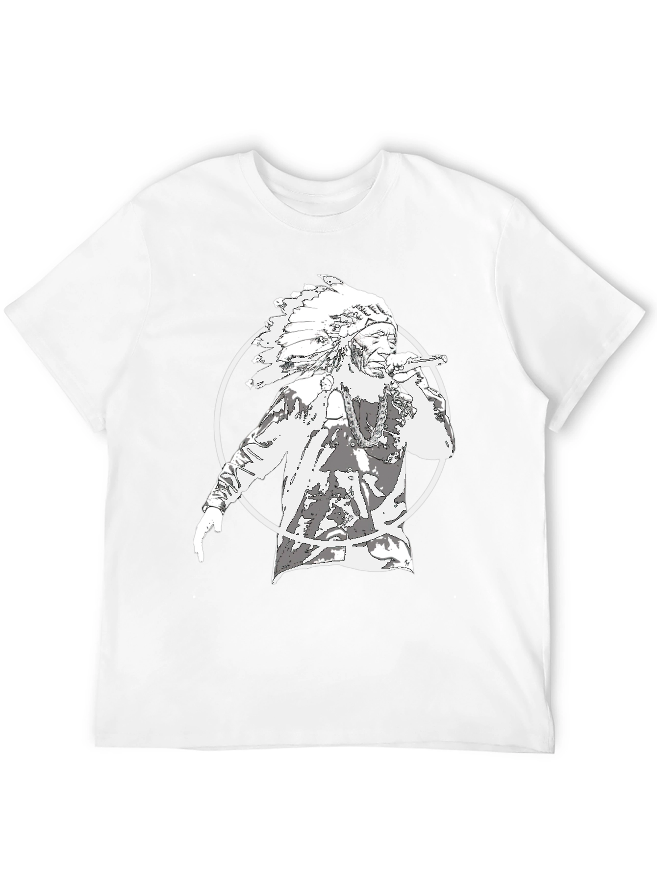 Native American Rapper Graphic Tee