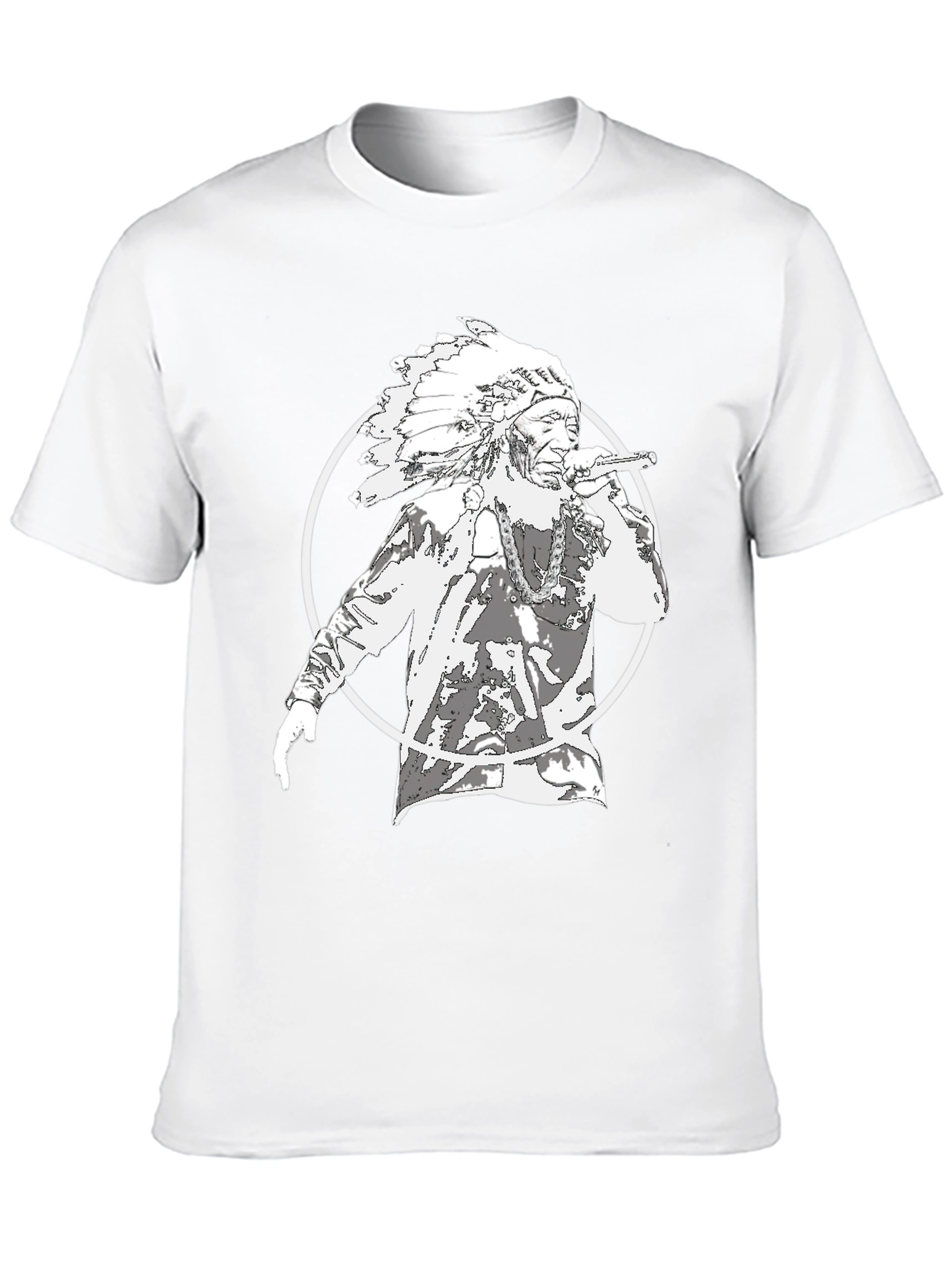 Native American Rapper Graphic Tee