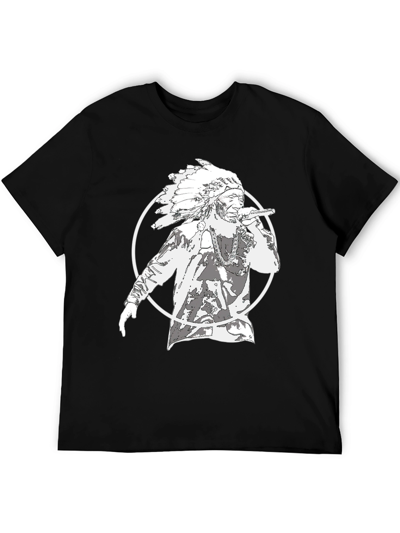 Native American Rapper Graphic Tee