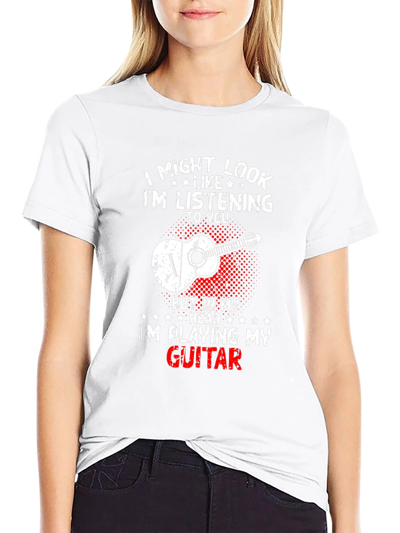 Guitar Lover T-Shirt: Im Playing My Guitar
