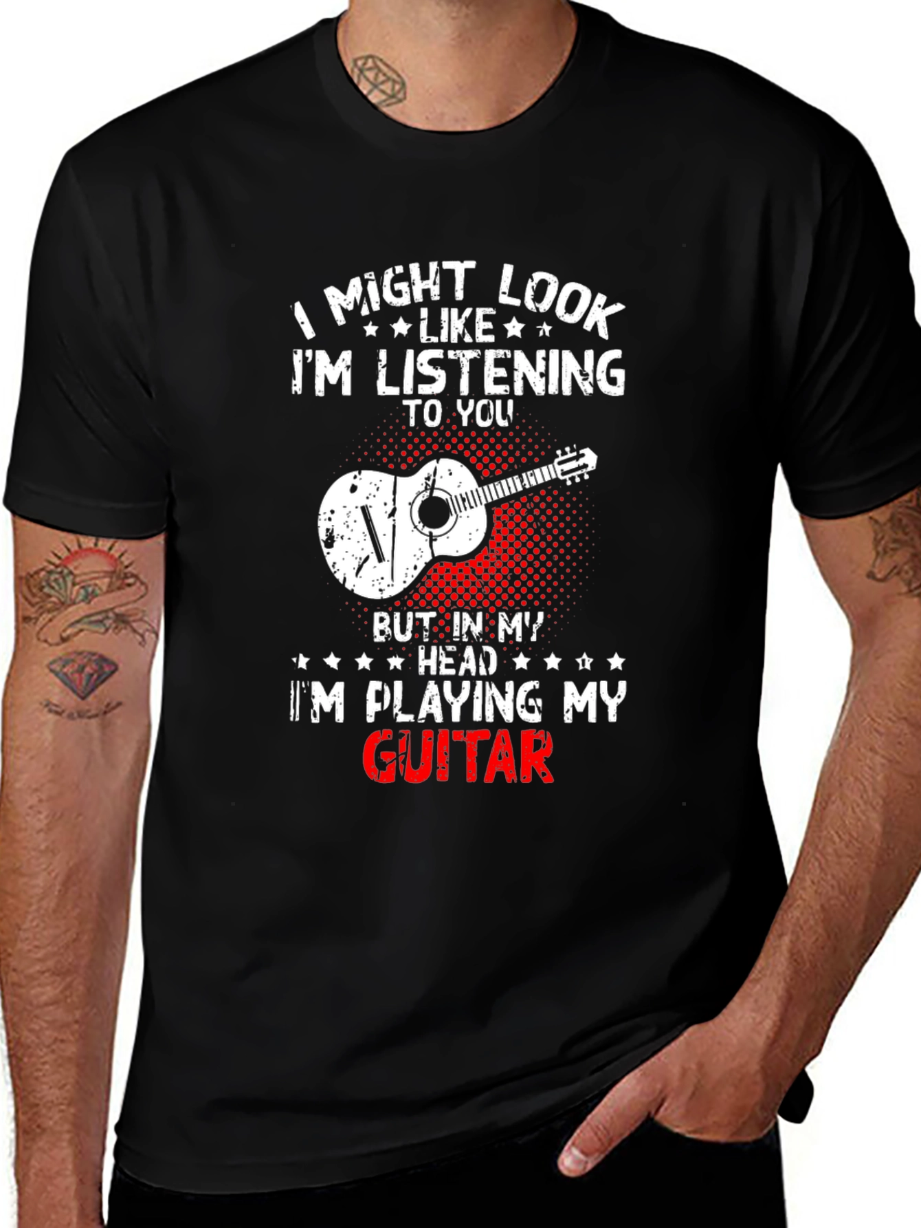 Guitar Lover T-Shirt: Im Playing My Guitar