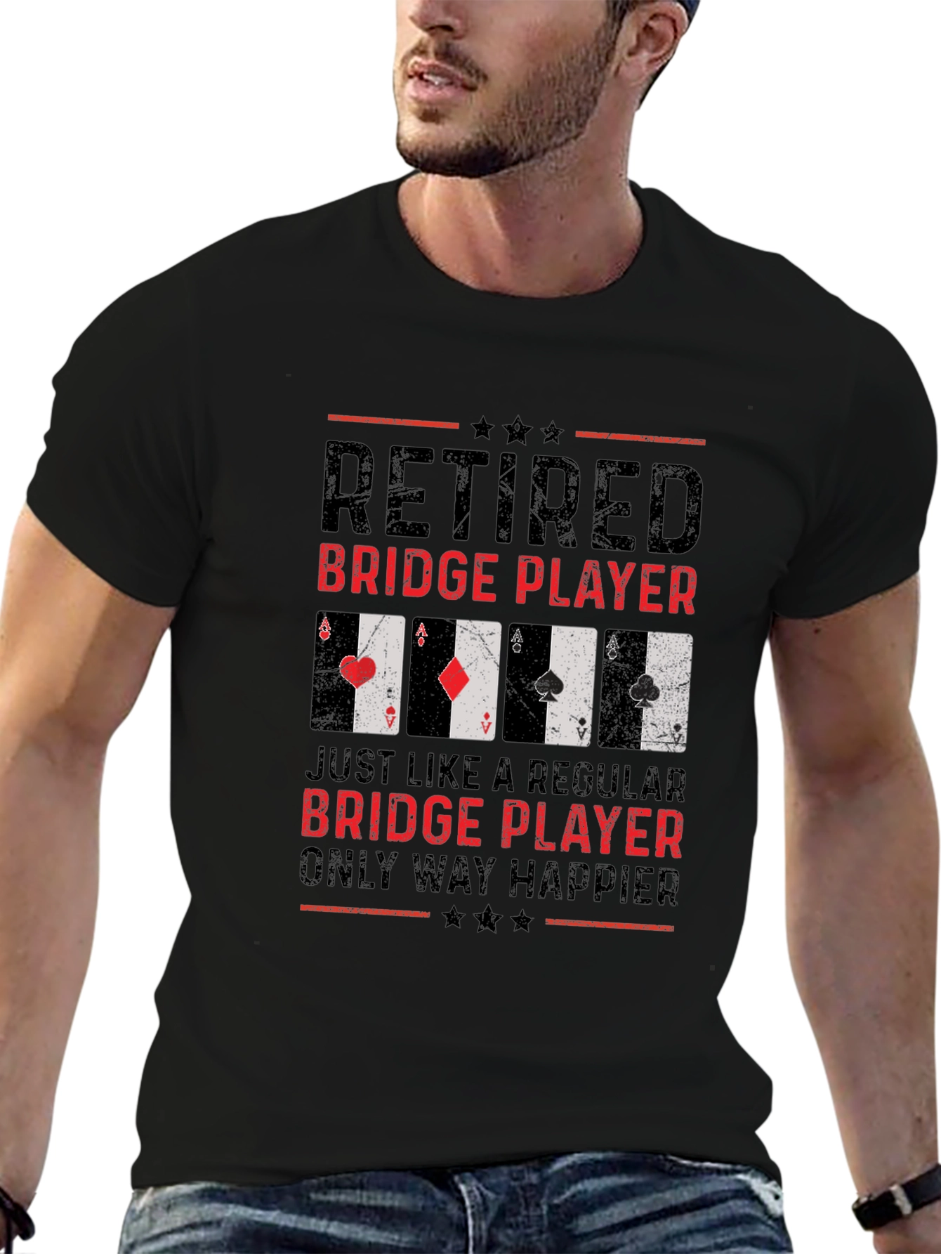 Retired Bridge Player T-Shirt