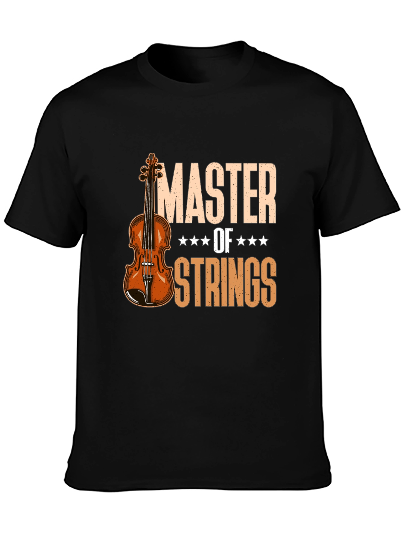 Master of Strings Violin T-Shirt - Musician Tee