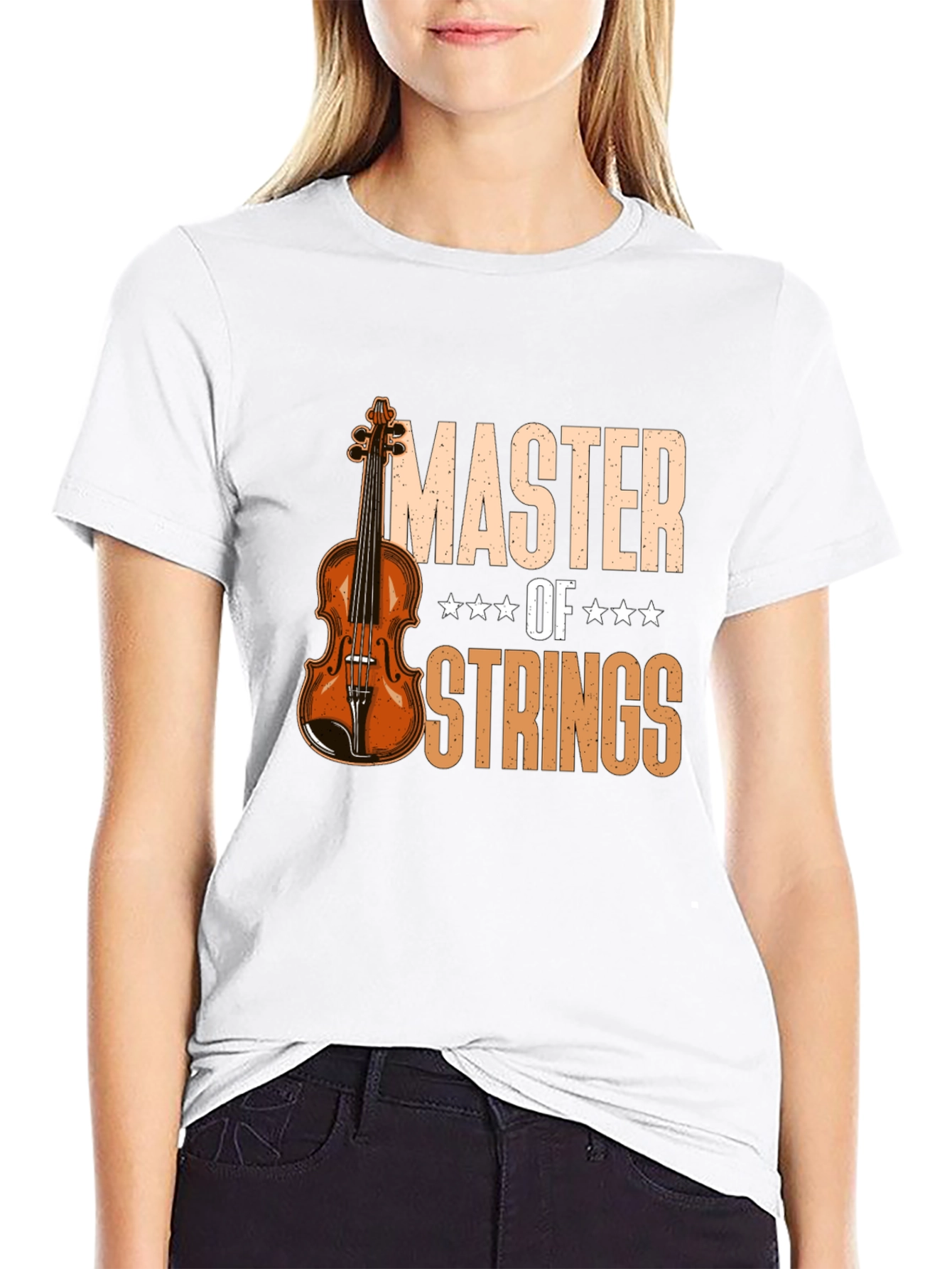 Master of Strings Violin T-Shirt - Musician Tee