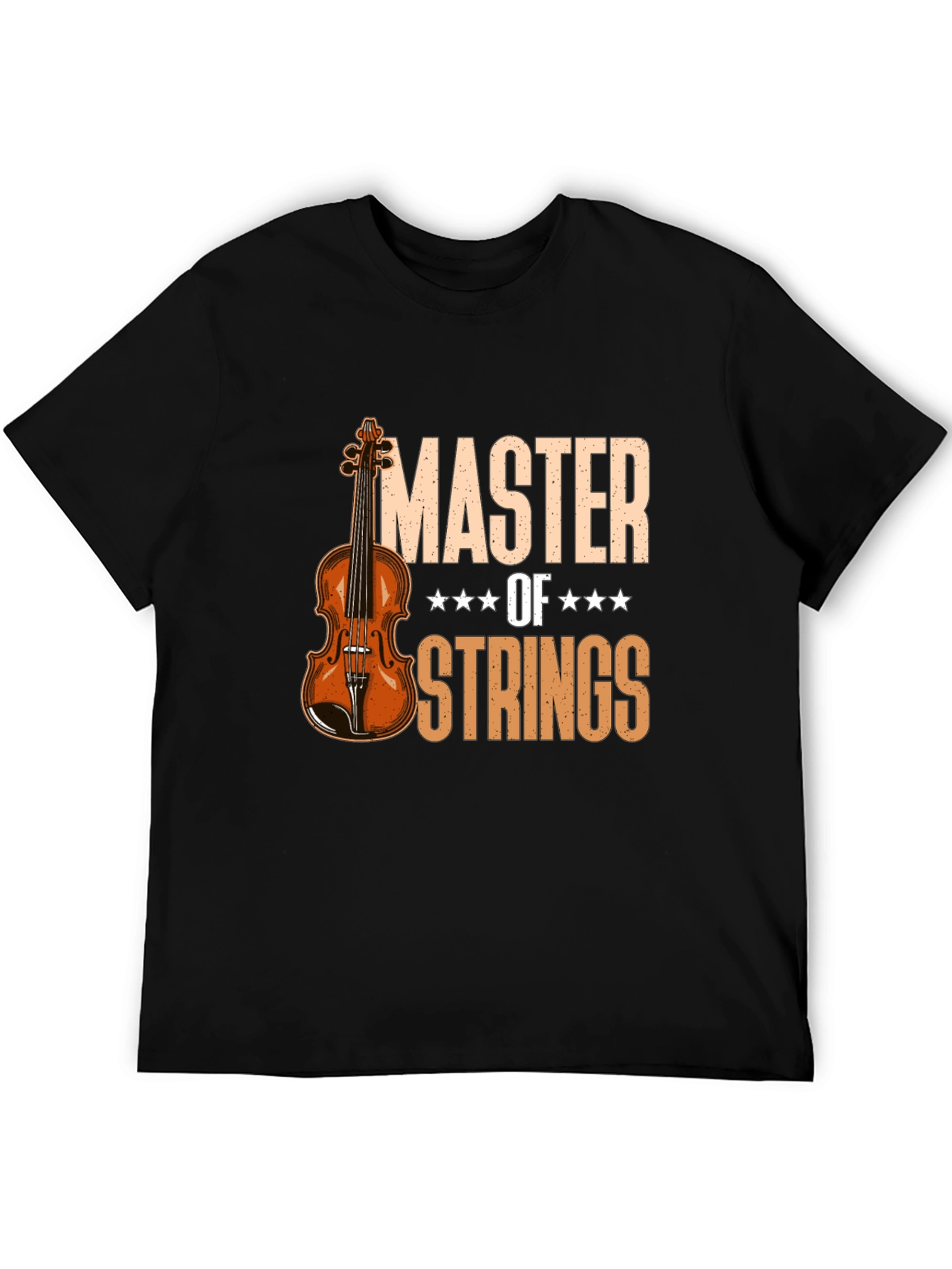 Master of Strings Violin T-Shirt - Musician Tee