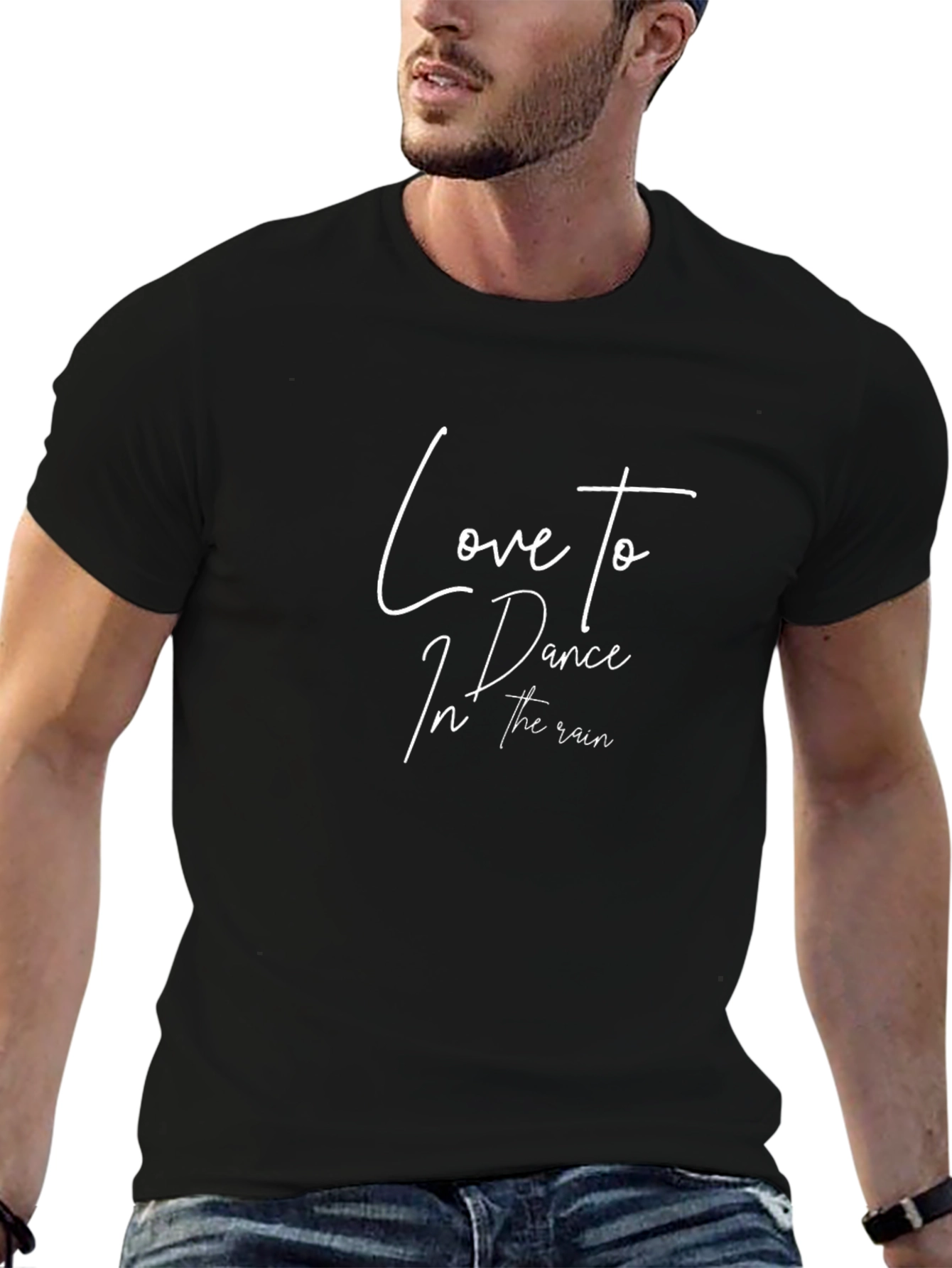 Love to Dance in the Rain Black T-Shirt