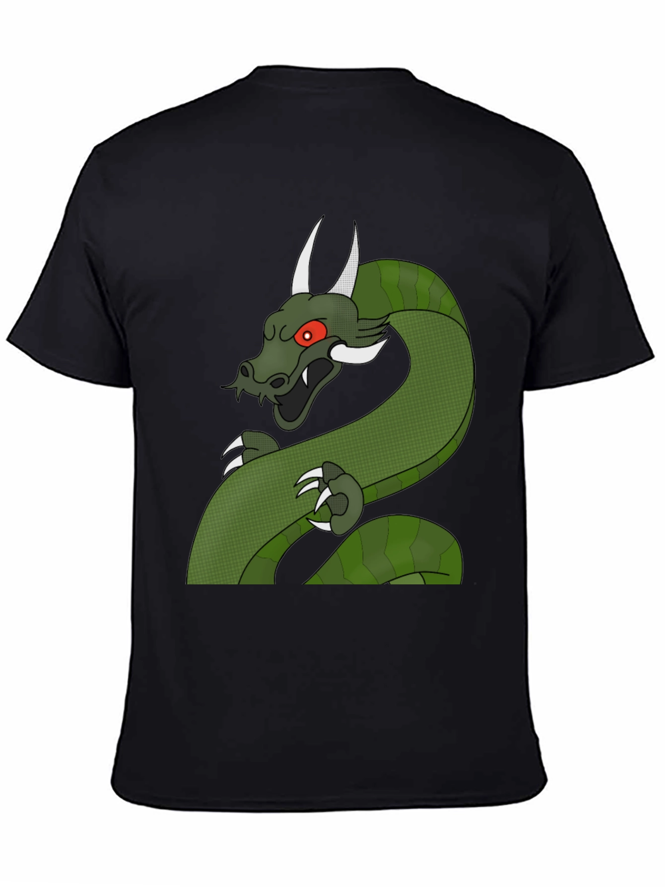 Dragon Graphic T-Shirt - Mens Black Tee