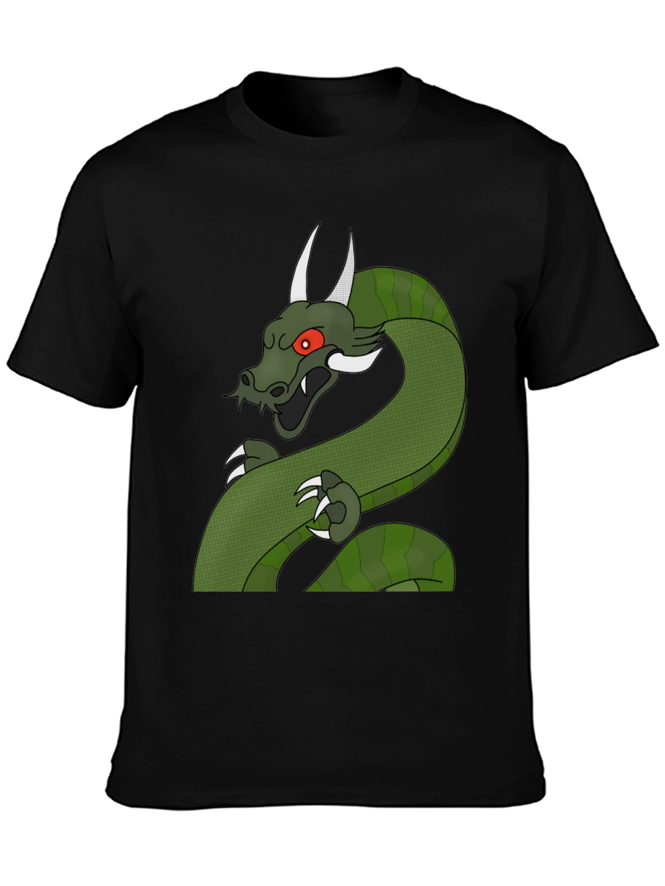Dragon Graphic T-Shirt - Mens Black Tee