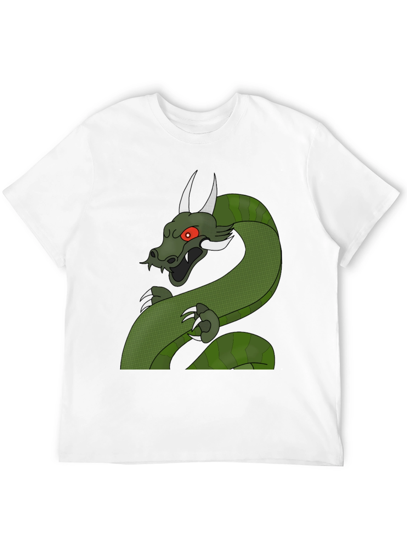 Dragon Graphic T-Shirt - Mens Black Tee