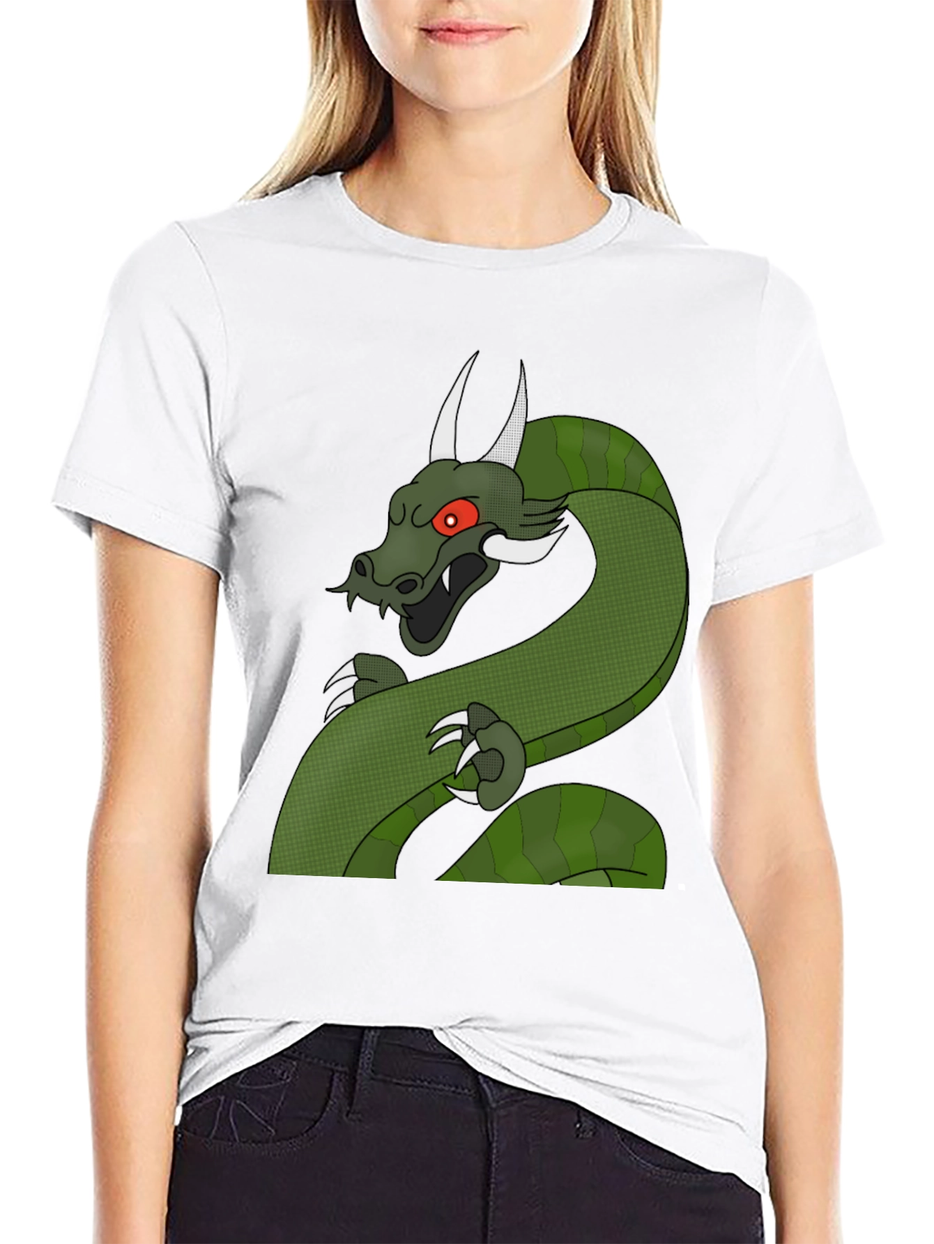 Dragon Graphic T-Shirt - Mens Black Tee
