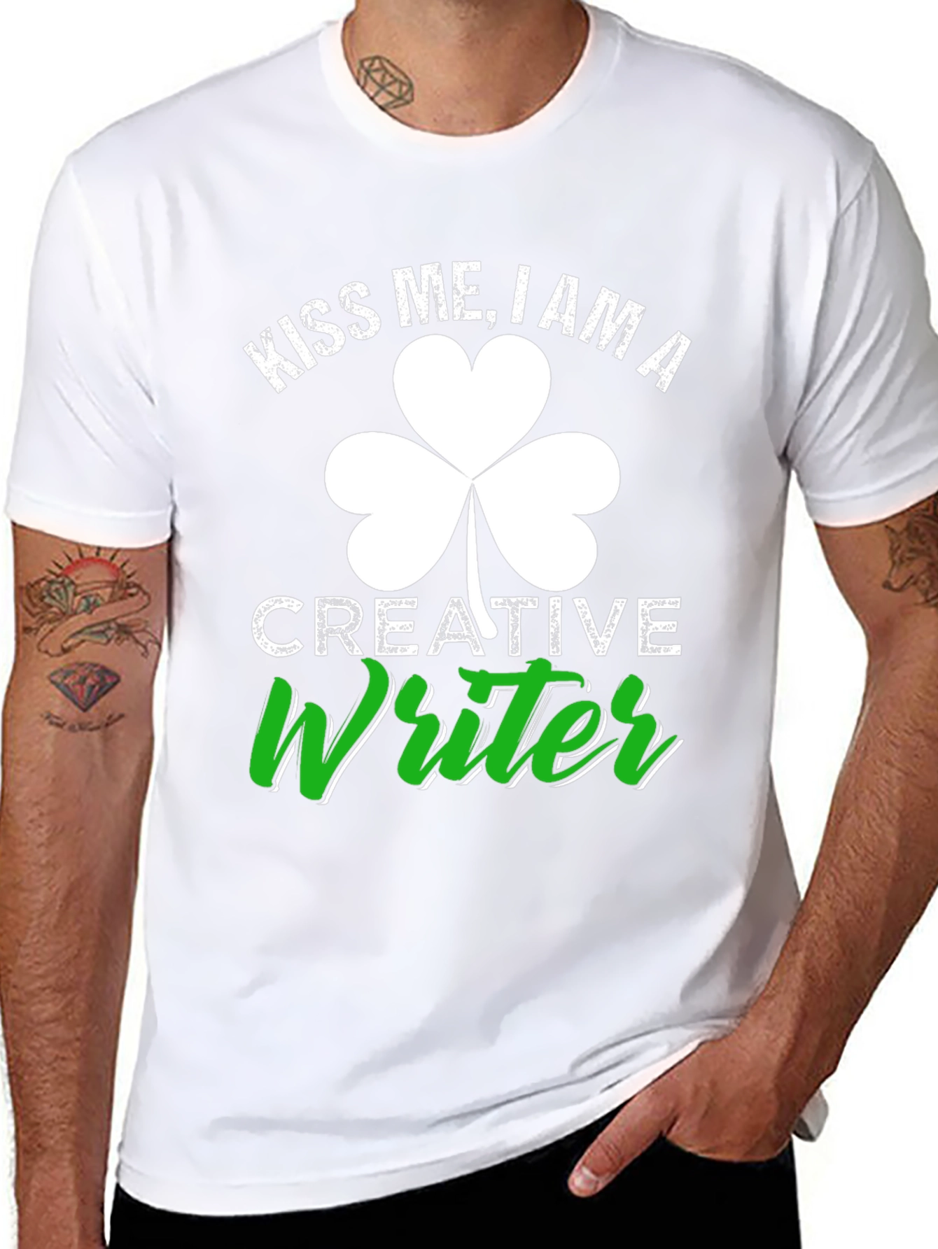 Kiss Me Im a Creative Writer T-Shirt
