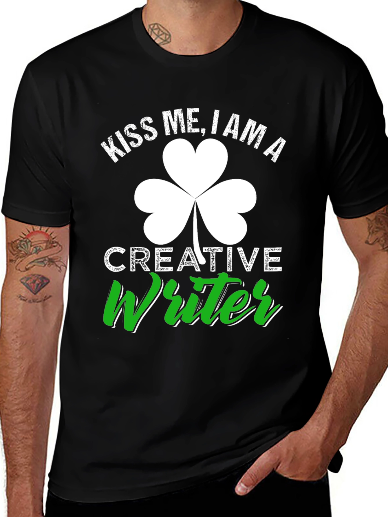 Kiss Me Im a Creative Writer T-Shirt