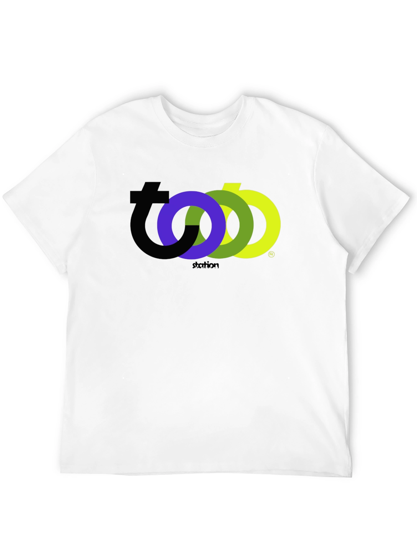 TOD Station Graphic Tee - Black Cotton T-Shirt