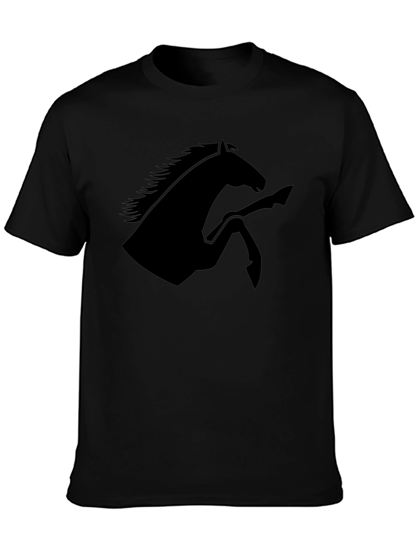 Black Horse Graphic T-Shirt