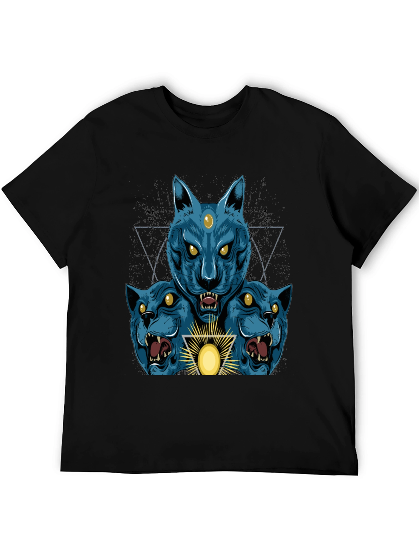 Three-Headed Cat Graphic Tee