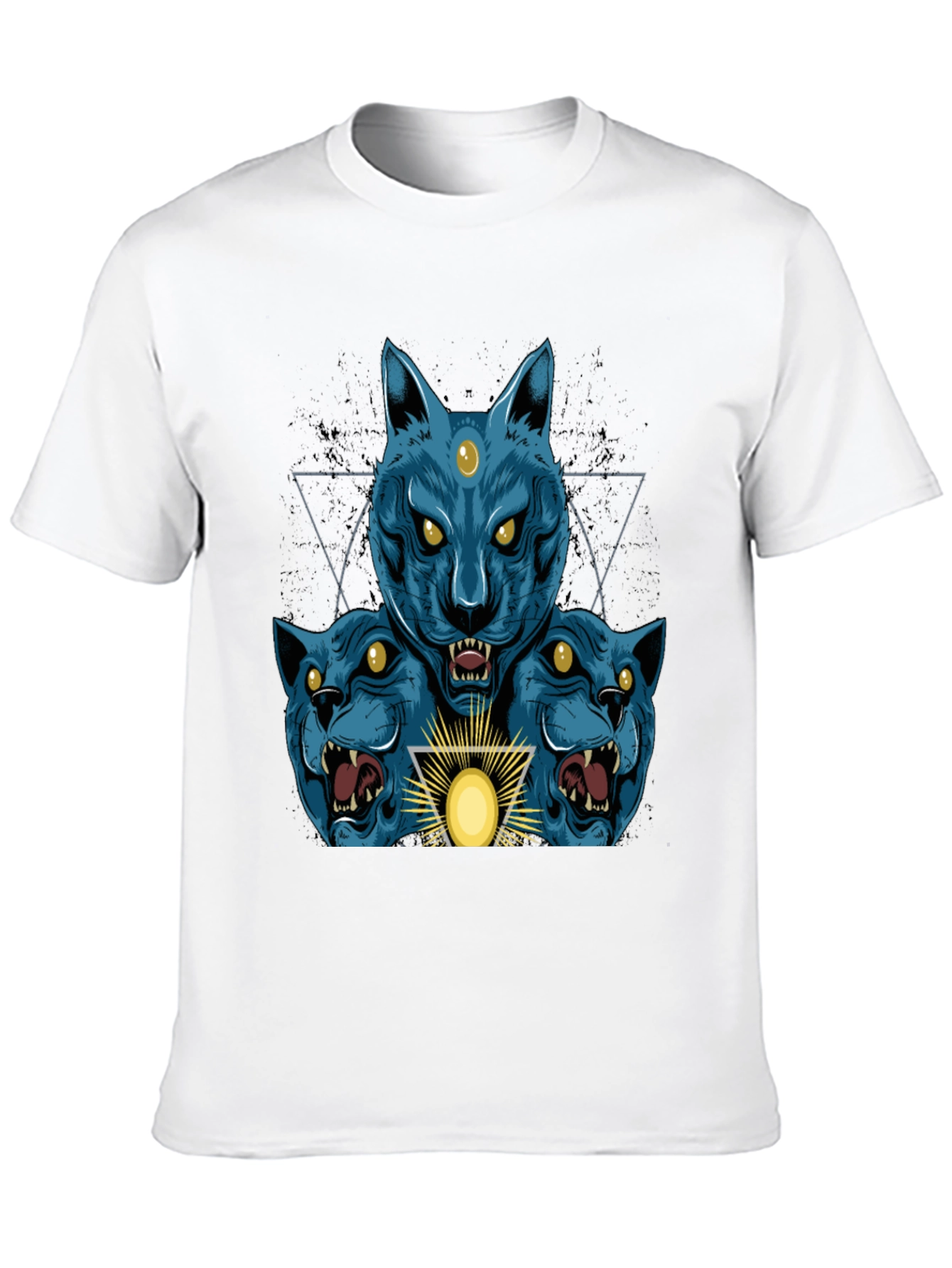 Three-Headed Cat Graphic Tee