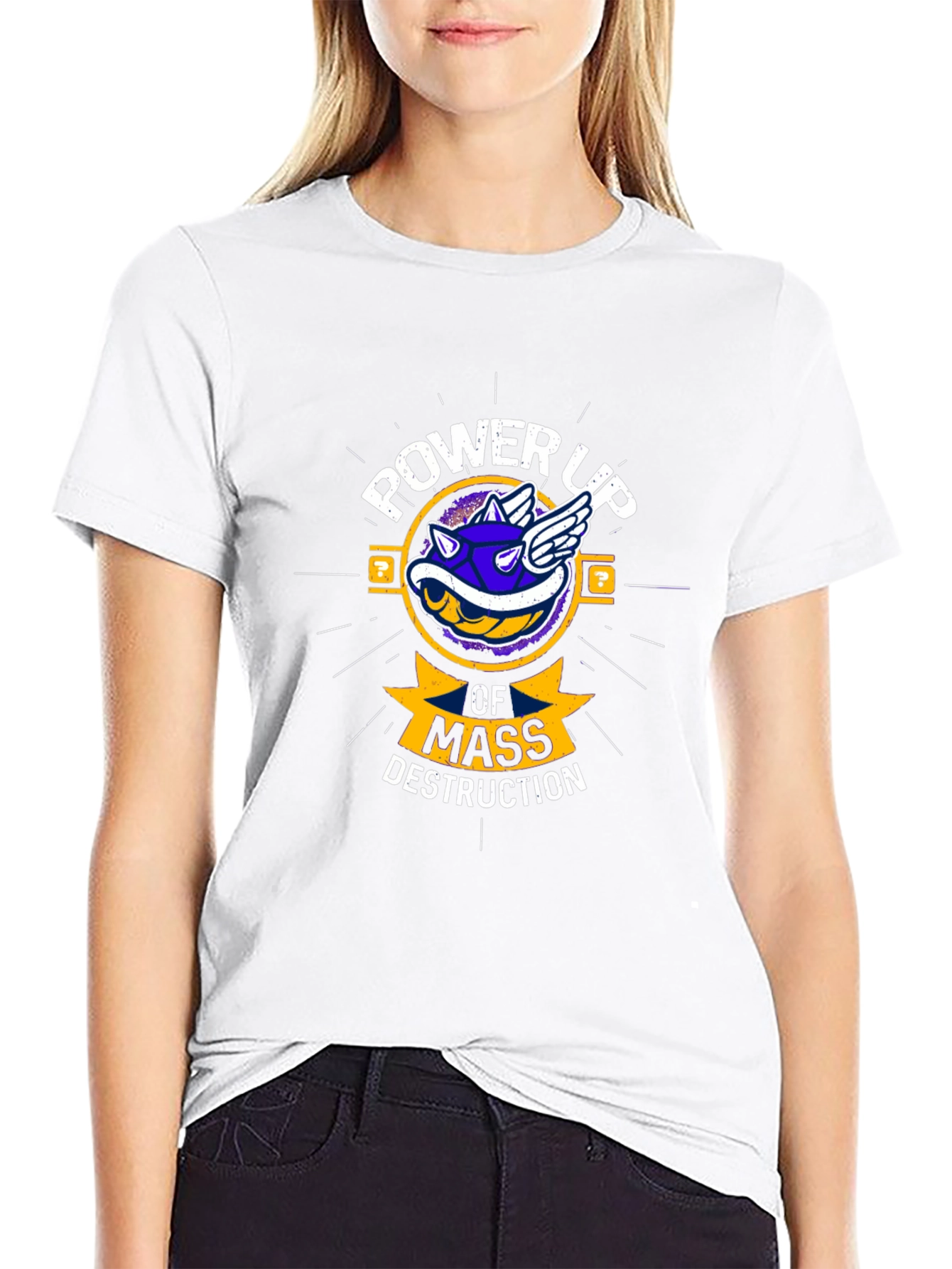 Power Up Mass Destruction Graphic T-Shirt