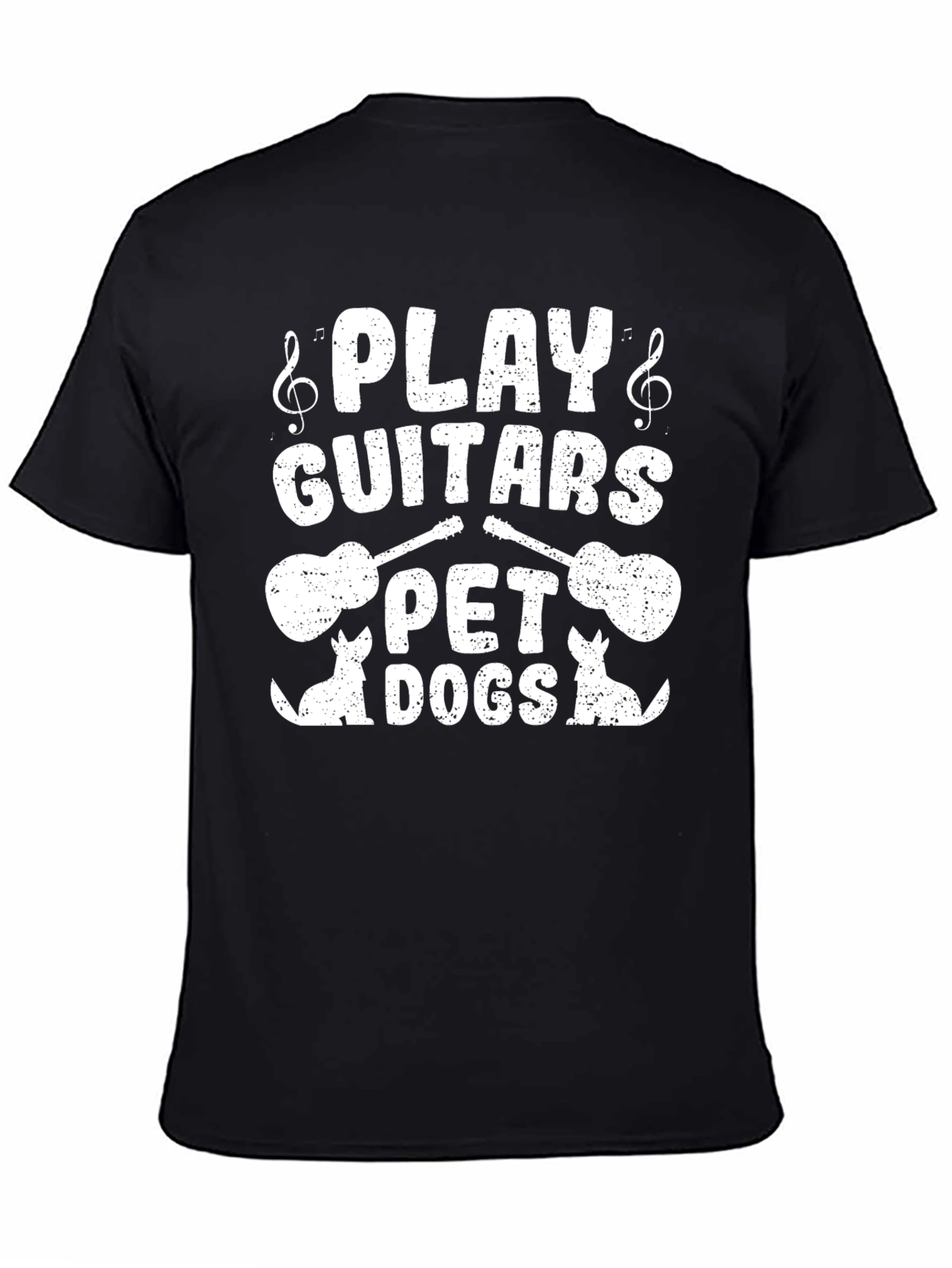 Play Guitars Pet Dogs T-Shirt