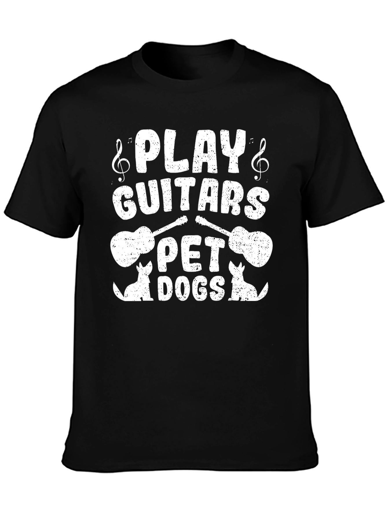 Play Guitars Pet Dogs T-Shirt
