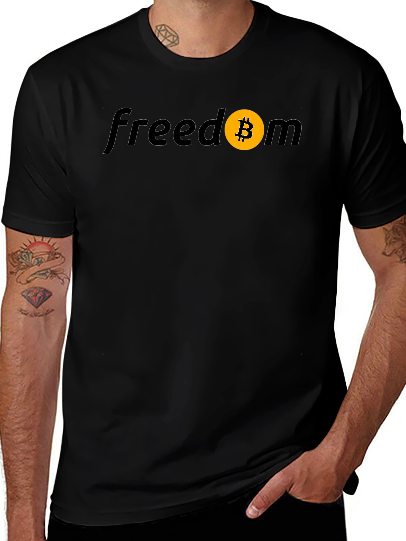 Bitcoin Freedom Graphic Tee - Crypto Enthusiast Shirt