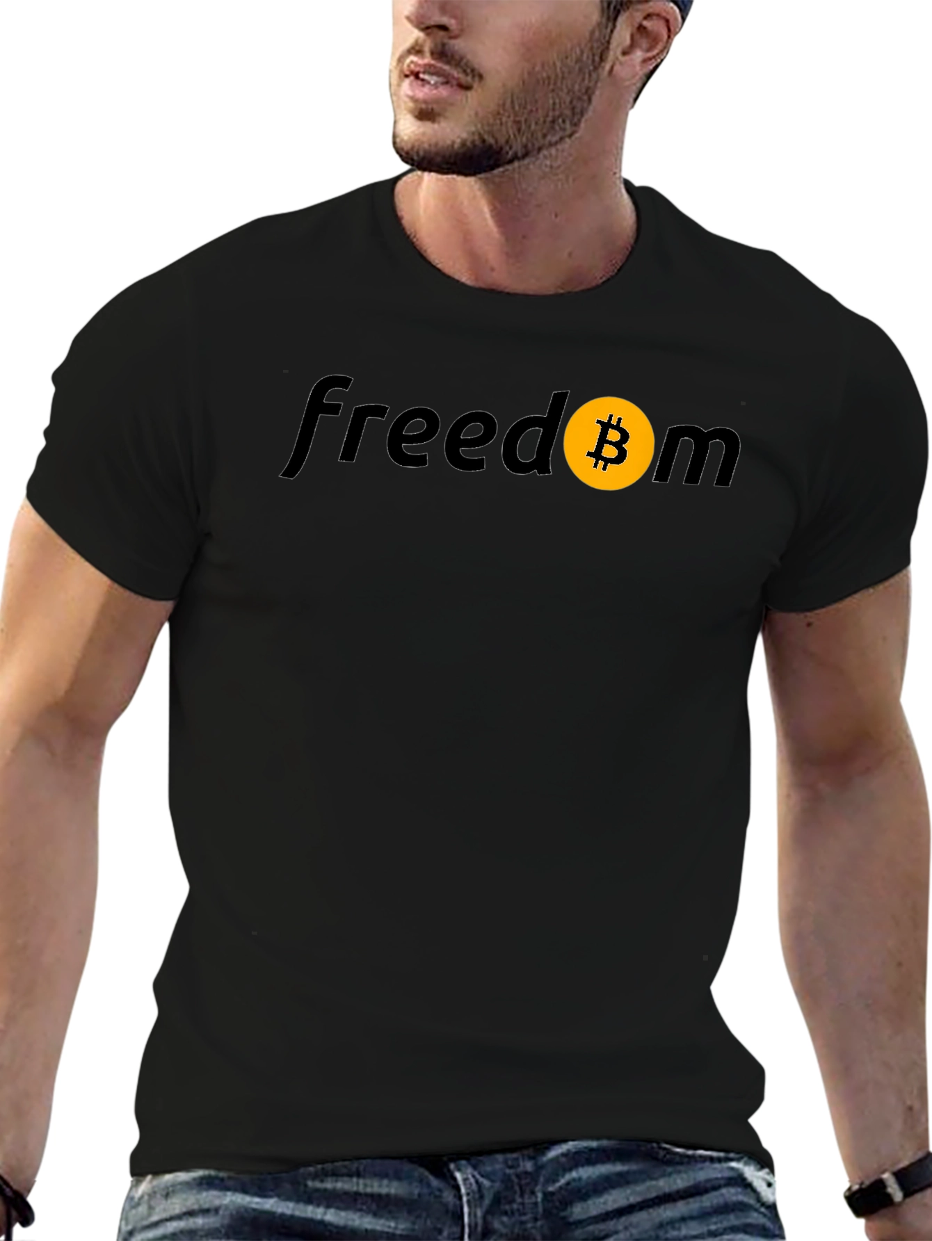 Bitcoin Freedom Graphic Tee - Crypto Enthusiast Shirt