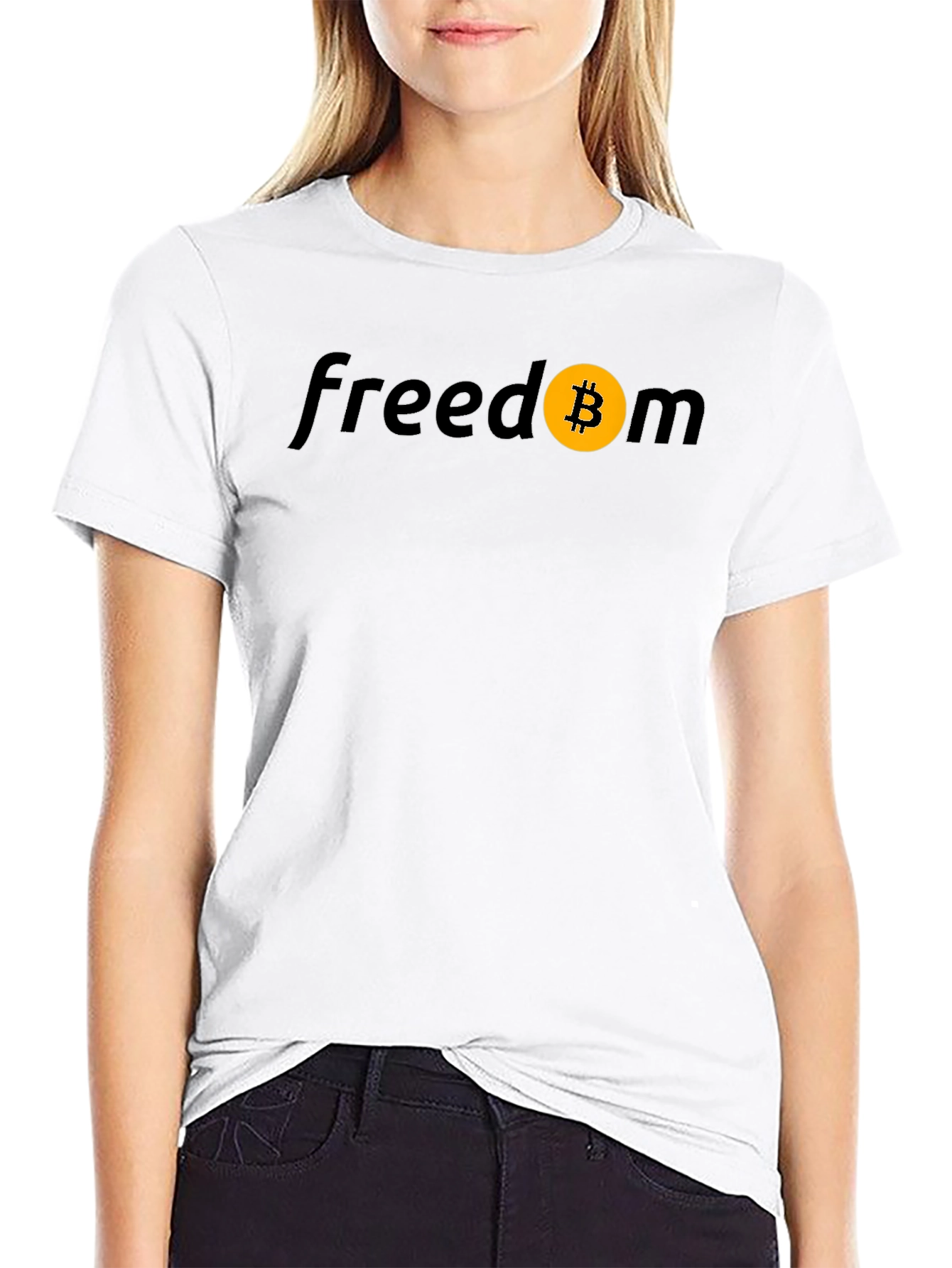 Bitcoin Freedom Graphic Tee - Crypto Enthusiast Shirt