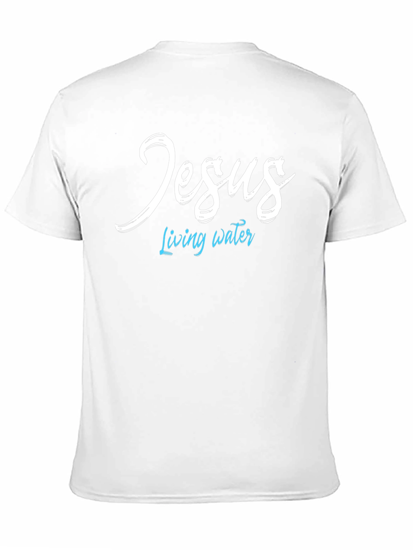Jesus Living Water Graphic Tee - Black
