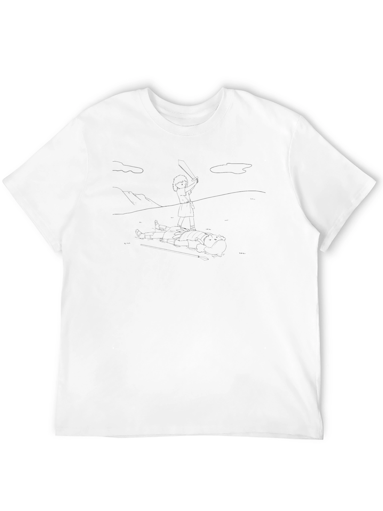 Black Graphic Tee - Adventure Awaits