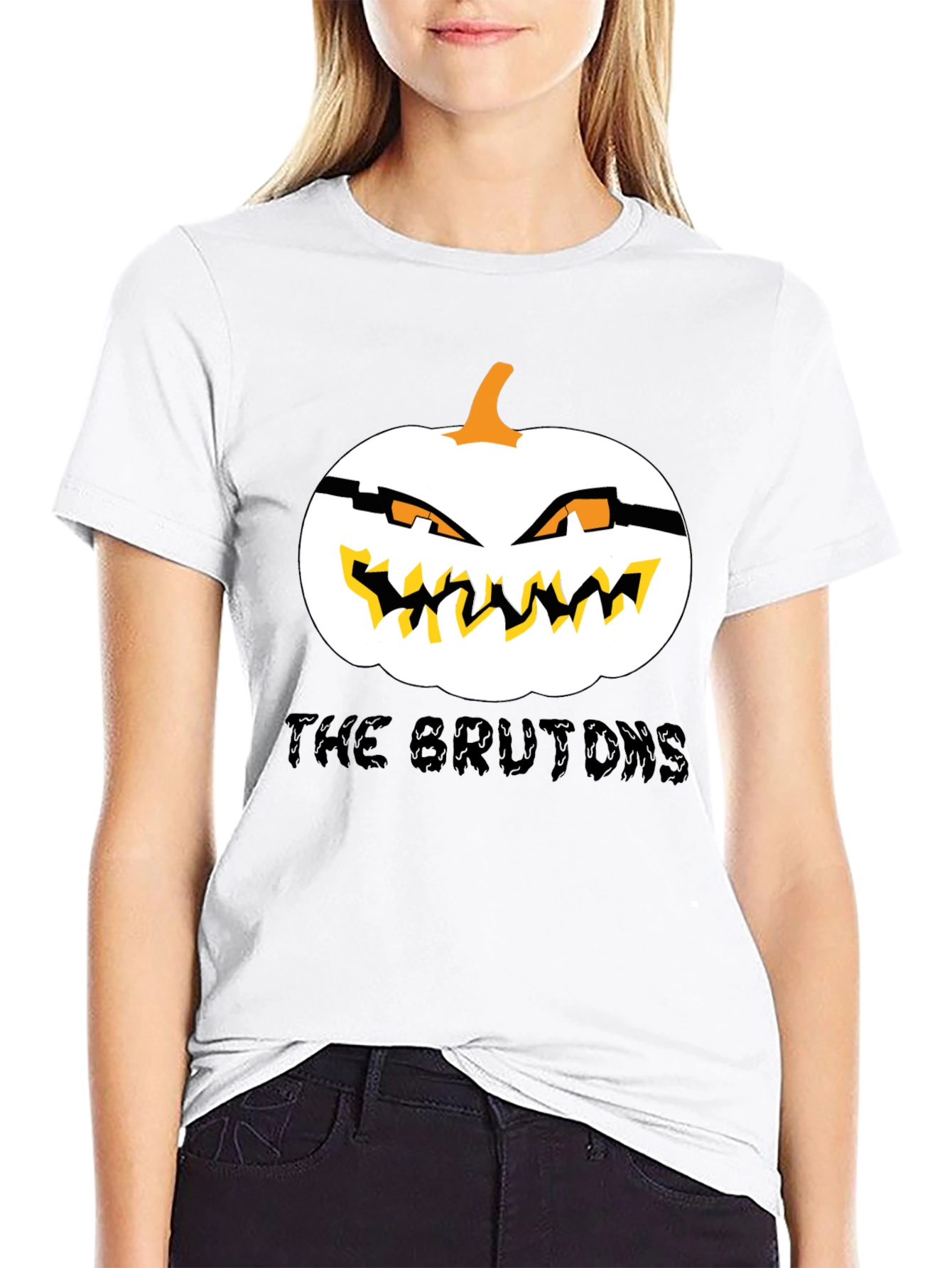 Halloween Pumpkin Graphic Tee -  The Brutons