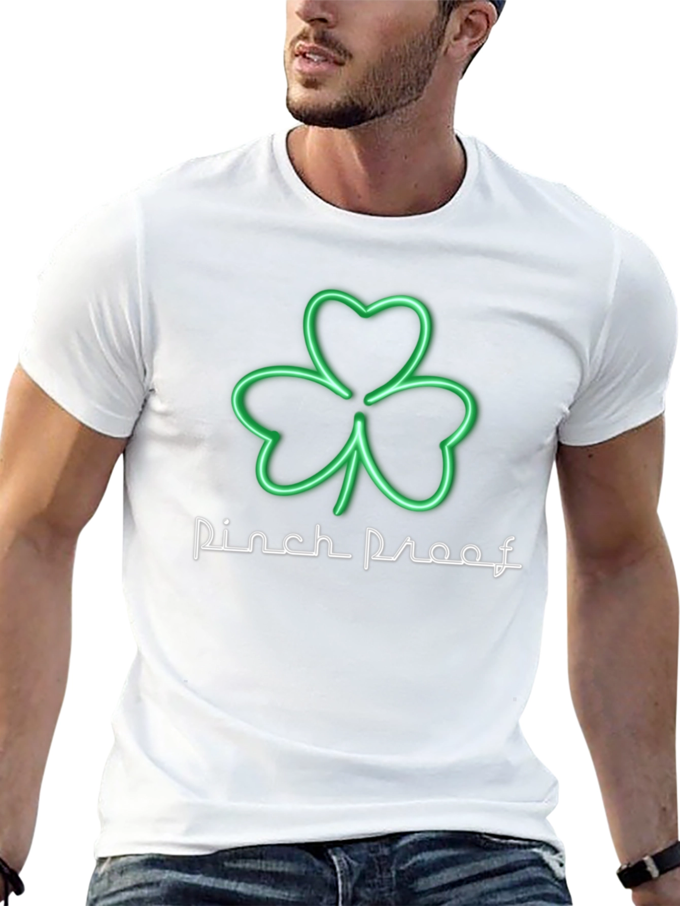 Pinch Proof St. Patricks Day Shamrock T-Shirt