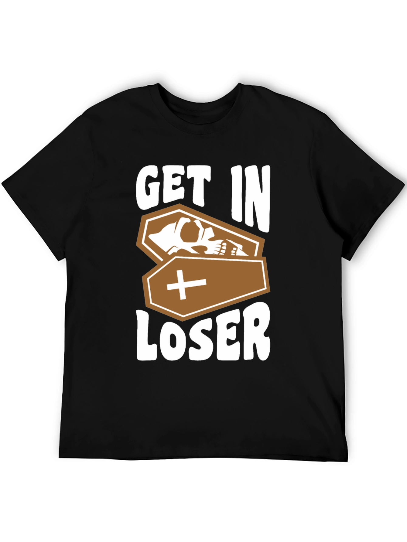 Get In Loser Coffin Graphic Tee