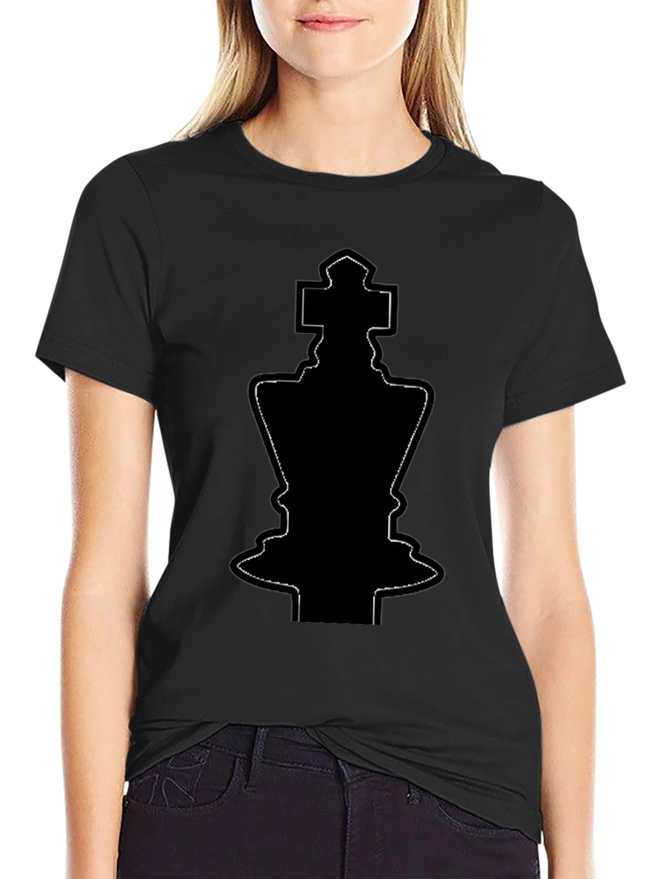 Chess King T-Shirt - Black Graphic Tee