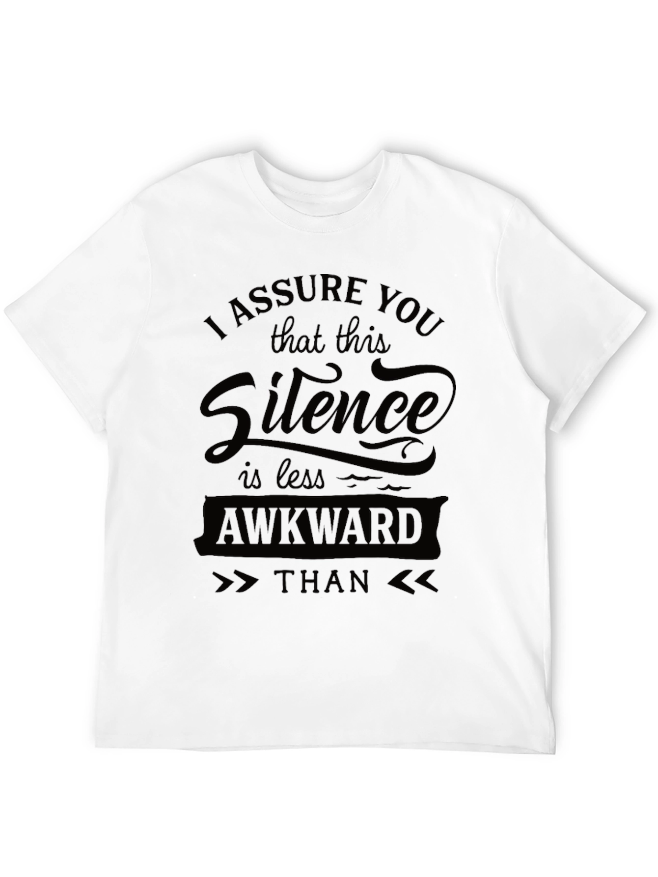 Awkward Silence Graphic T-Shirt