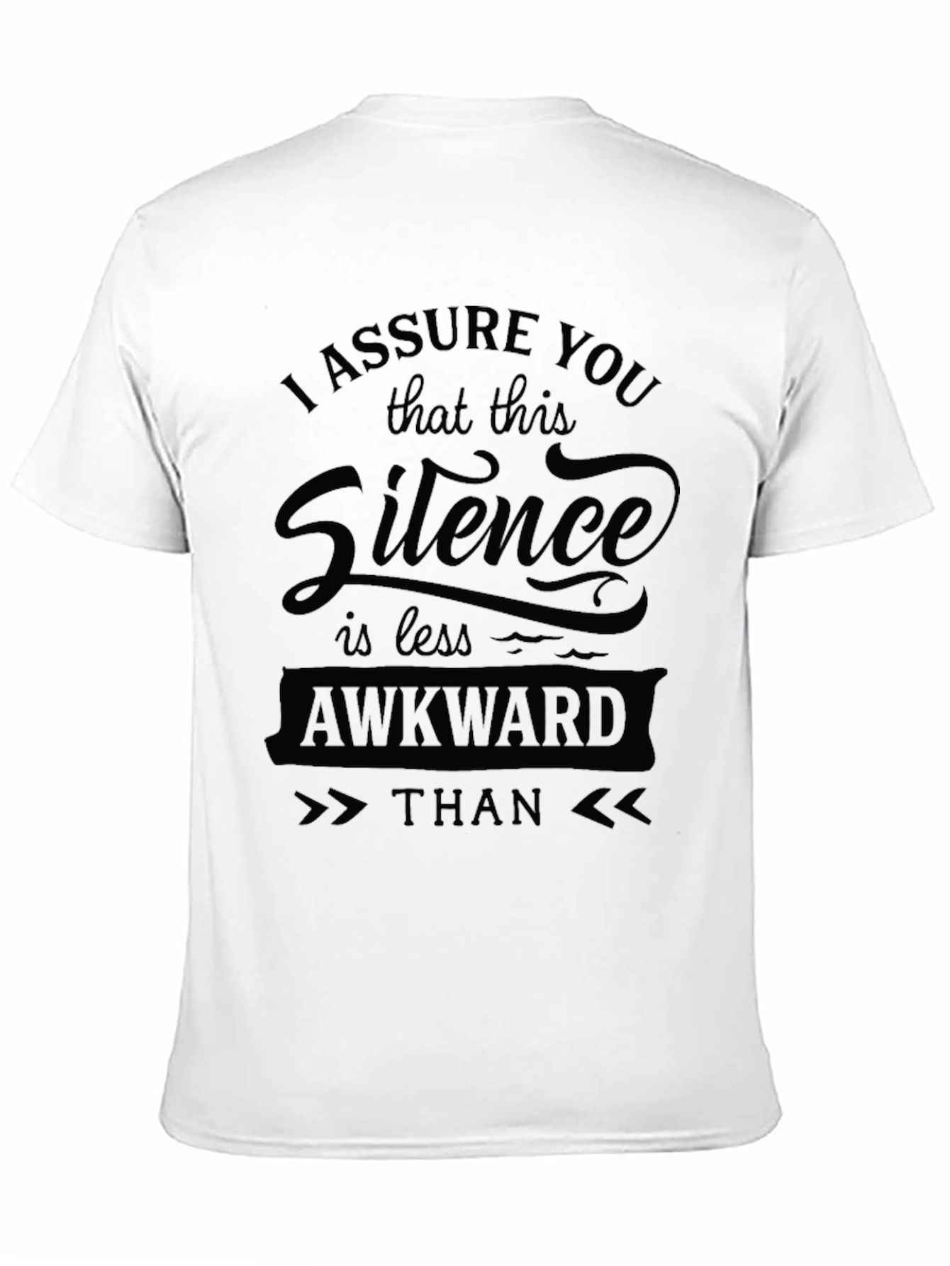 Awkward Silence Graphic T-Shirt