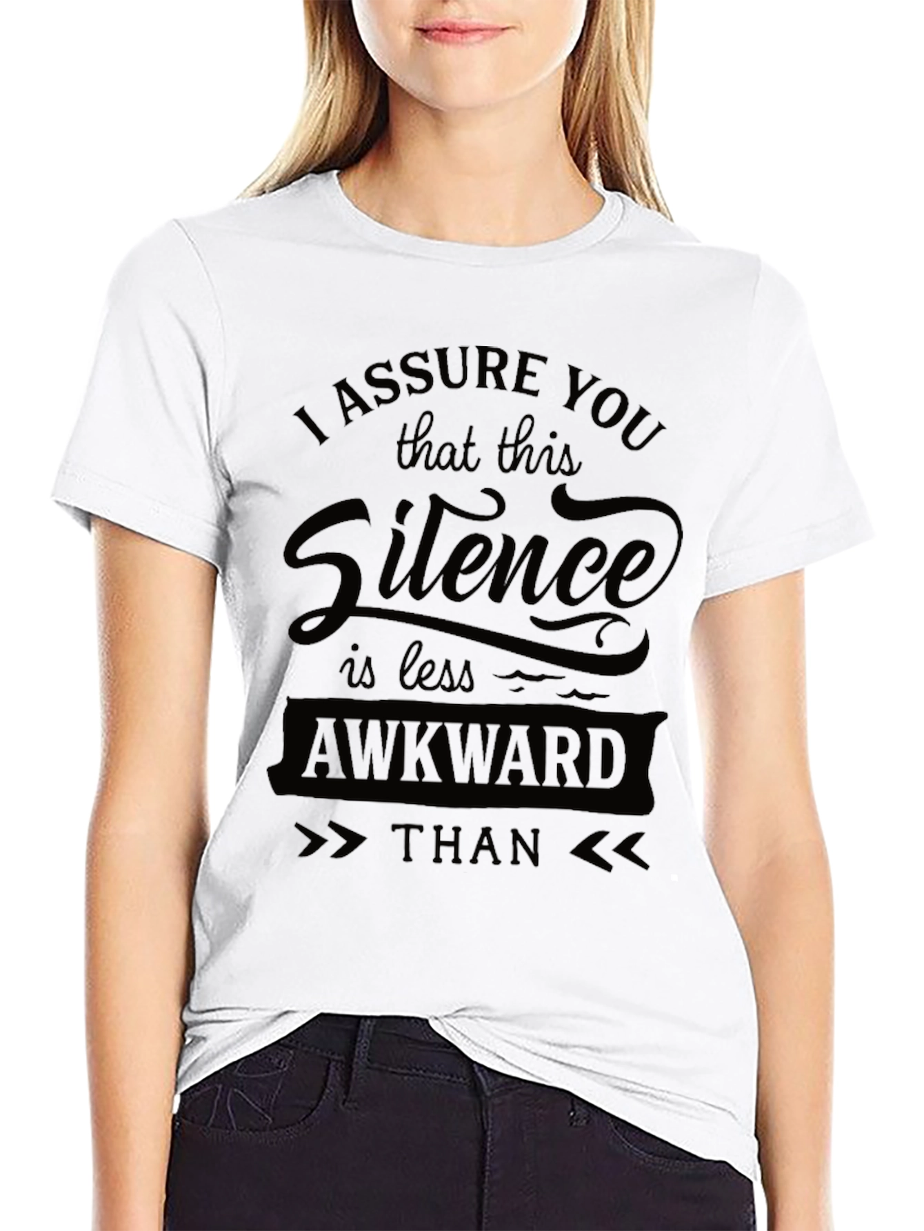 Awkward Silence Graphic T-Shirt