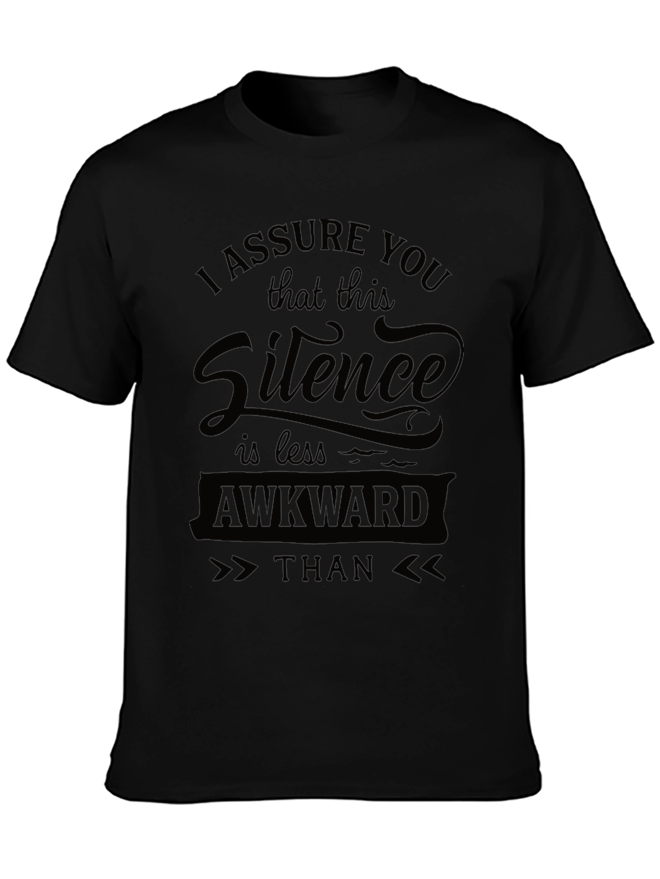 Awkward Silence Graphic T-Shirt