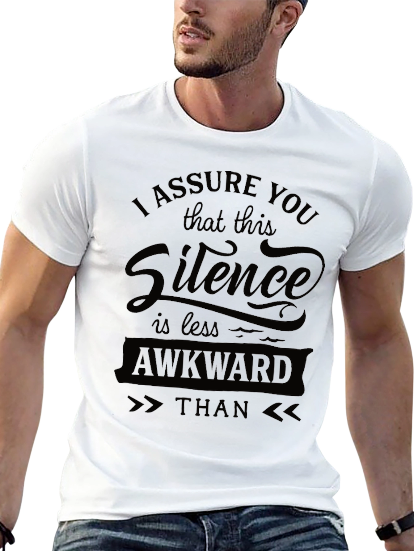 Awkward Silence Graphic T-Shirt
