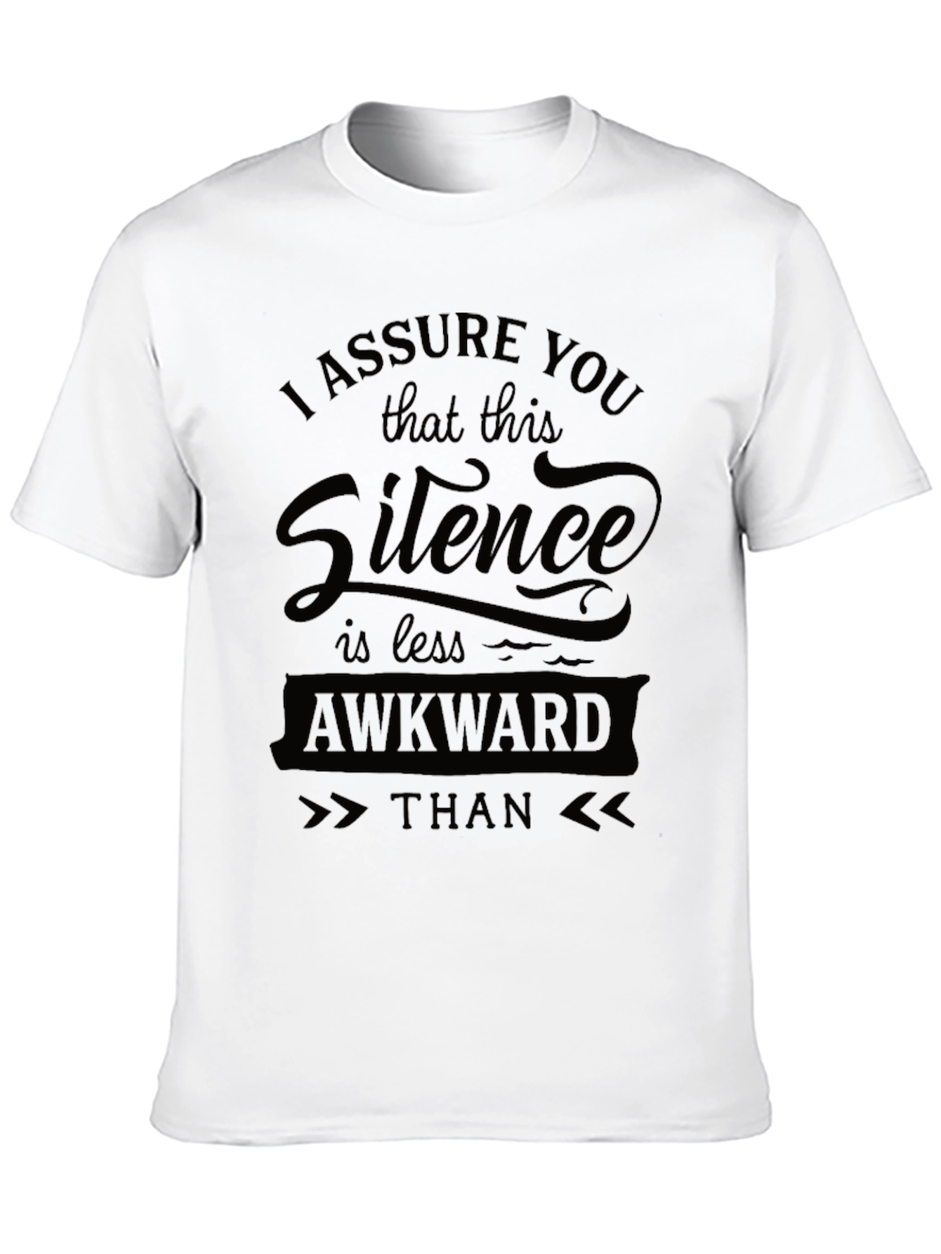 Awkward Silence Graphic T-Shirt