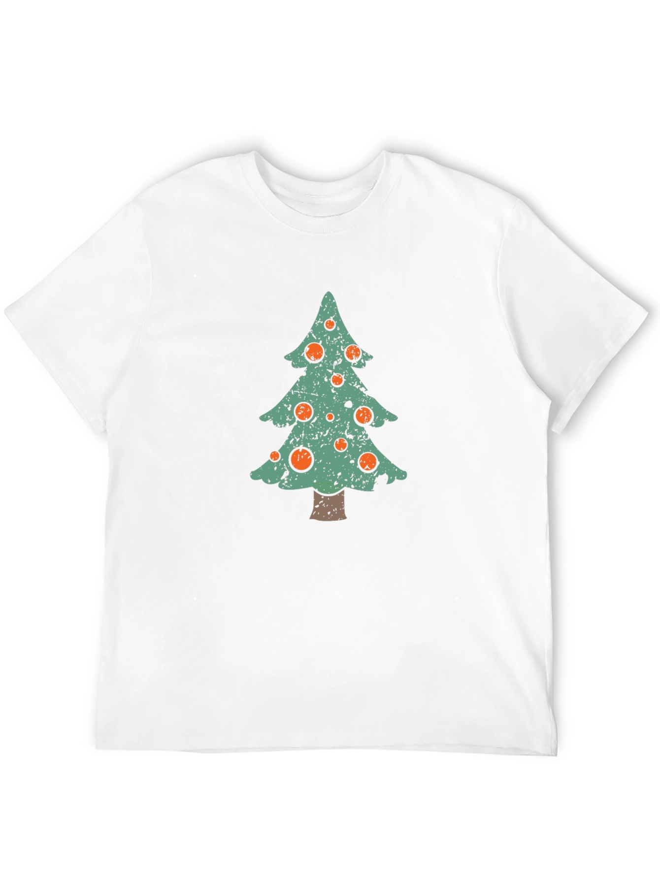 Festive Christmas Tree Graphic Tee - Holiday Cheer
