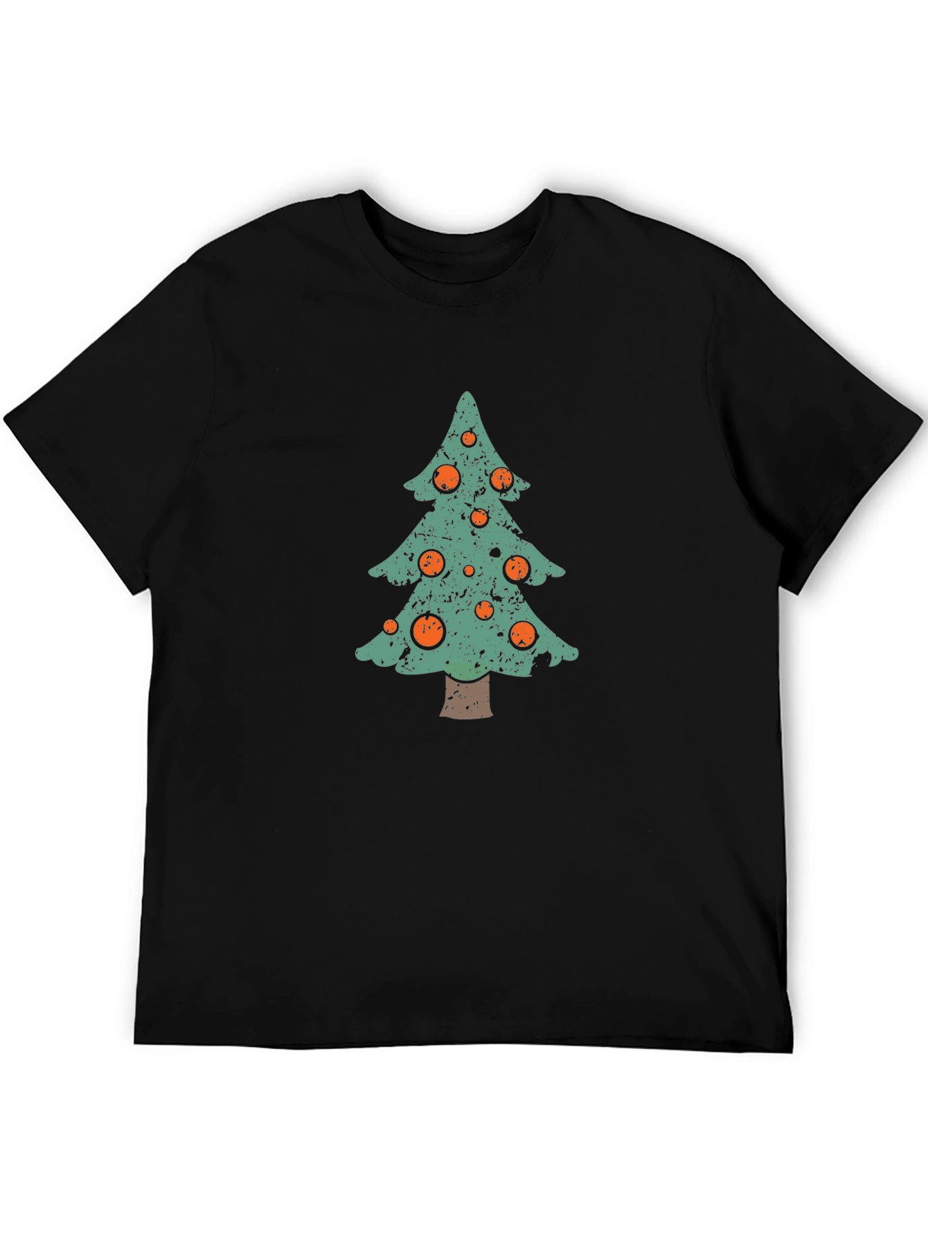 Festive Christmas Tree Graphic Tee - Holiday Cheer