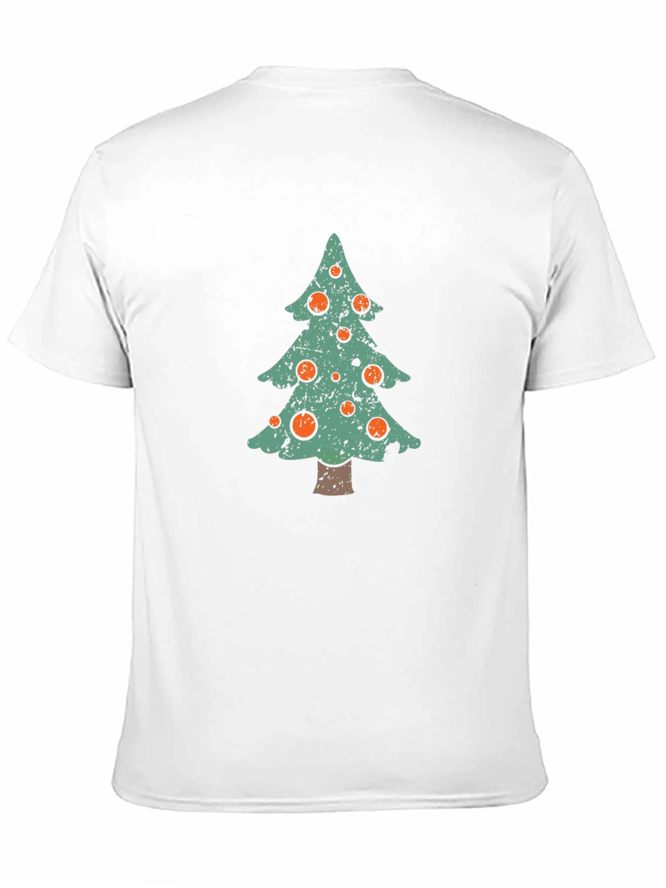 Festive Christmas Tree Graphic Tee - Holiday Cheer
