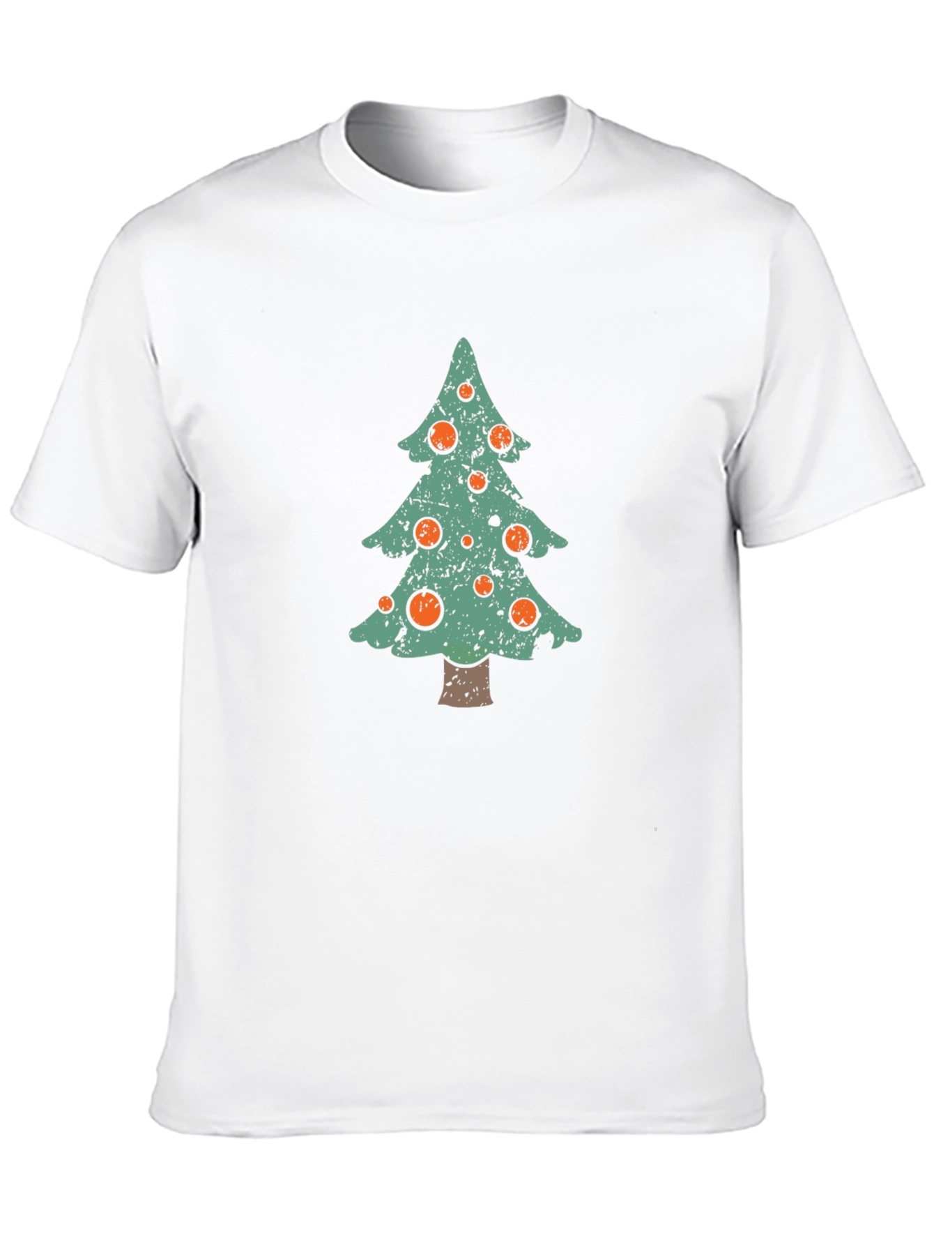 Festive Christmas Tree Graphic Tee - Holiday Cheer