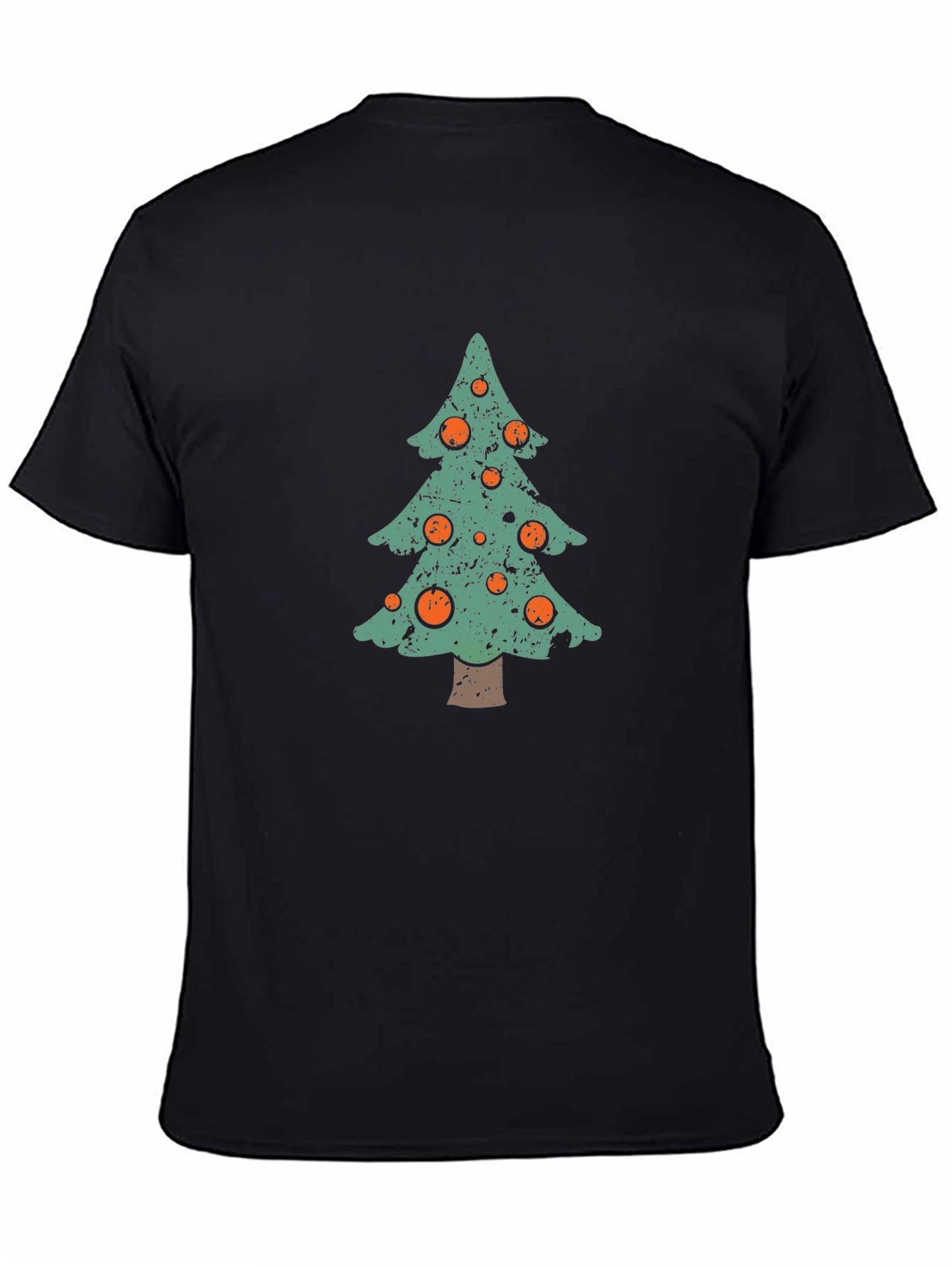 Festive Christmas Tree Graphic Tee - Holiday Cheer