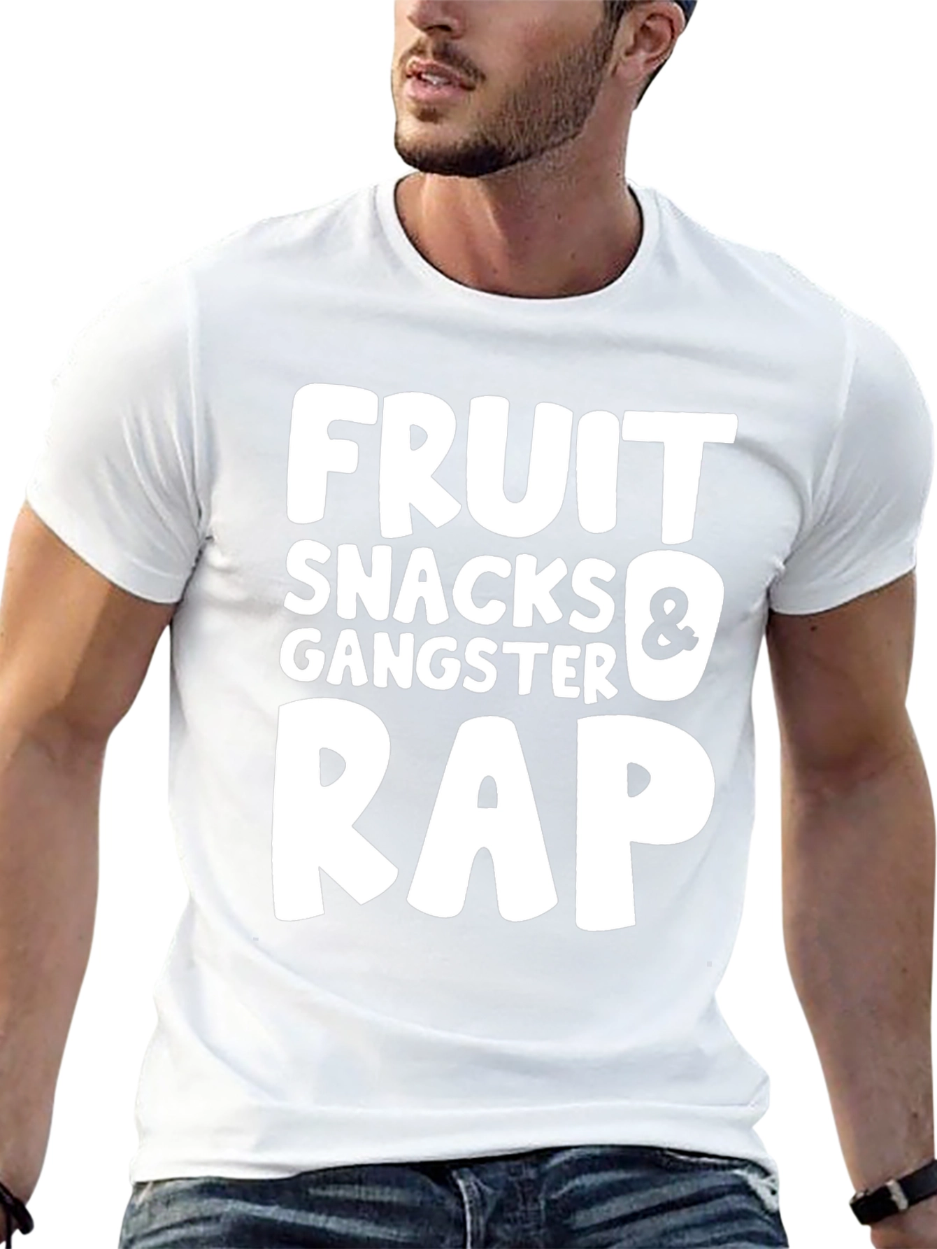 Fruit Snacks Gangster Rap Graphic Tee