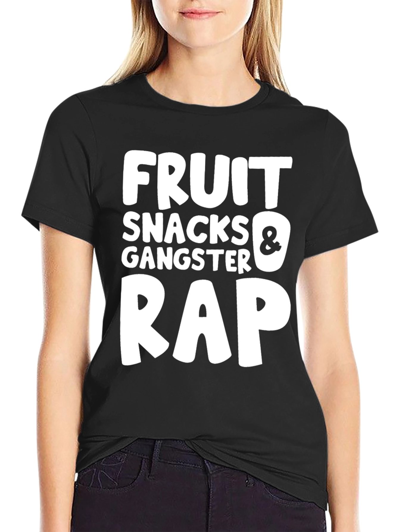 Fruit Snacks Gangster Rap Graphic Tee
